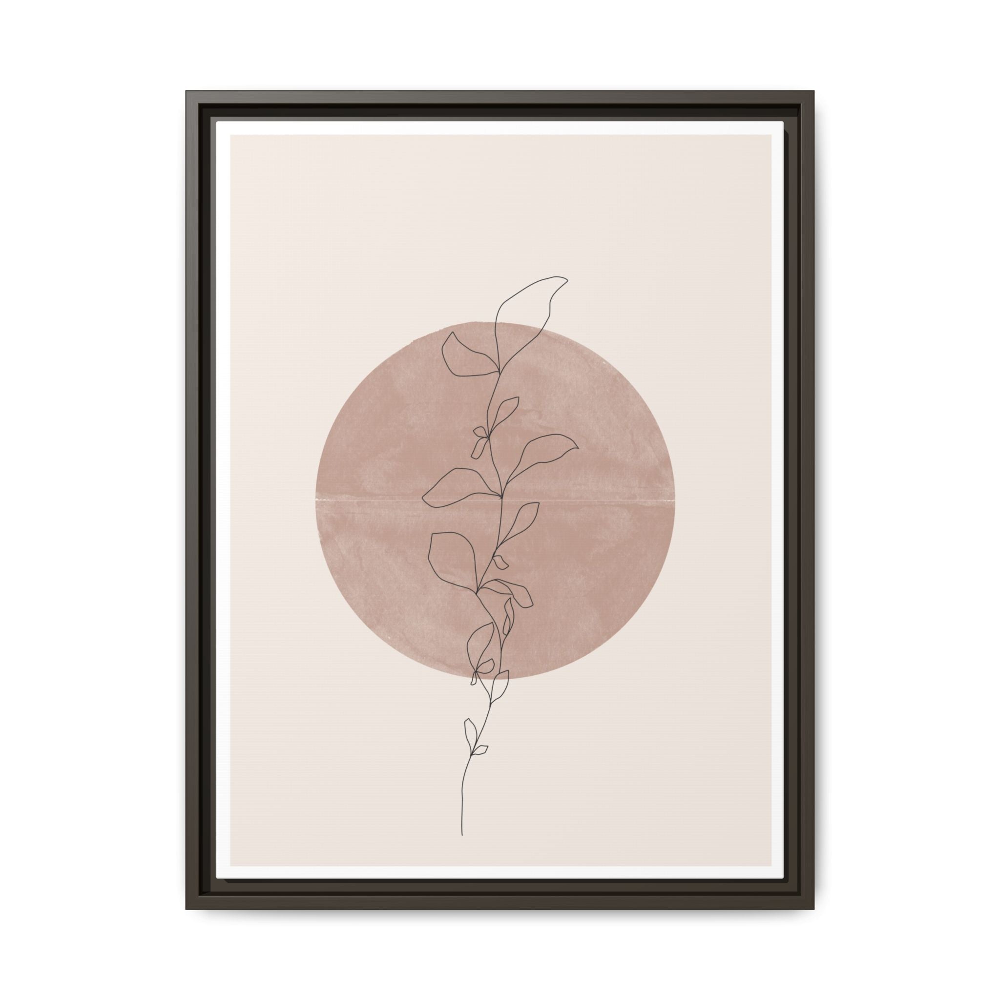 Blush Moonvine Quietude - Framed