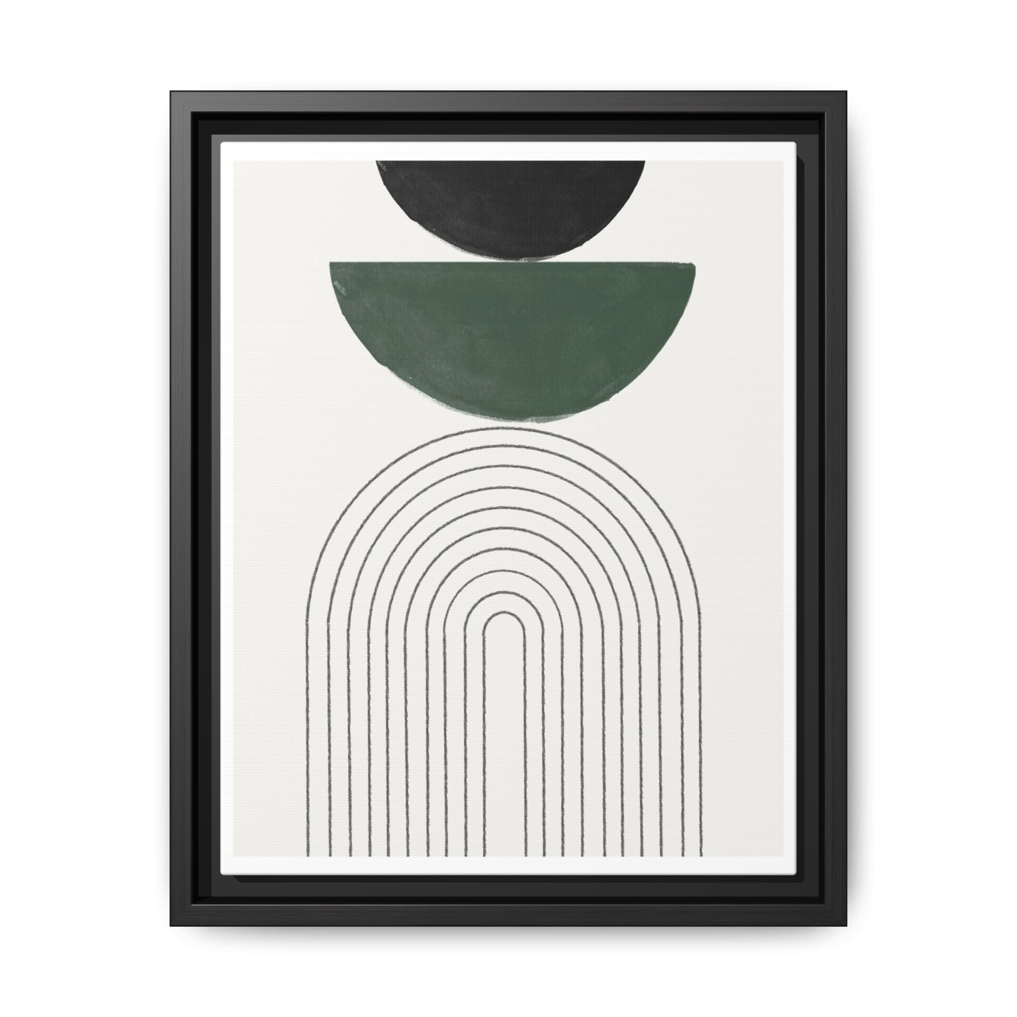Emerald Arc Horizon - Framed