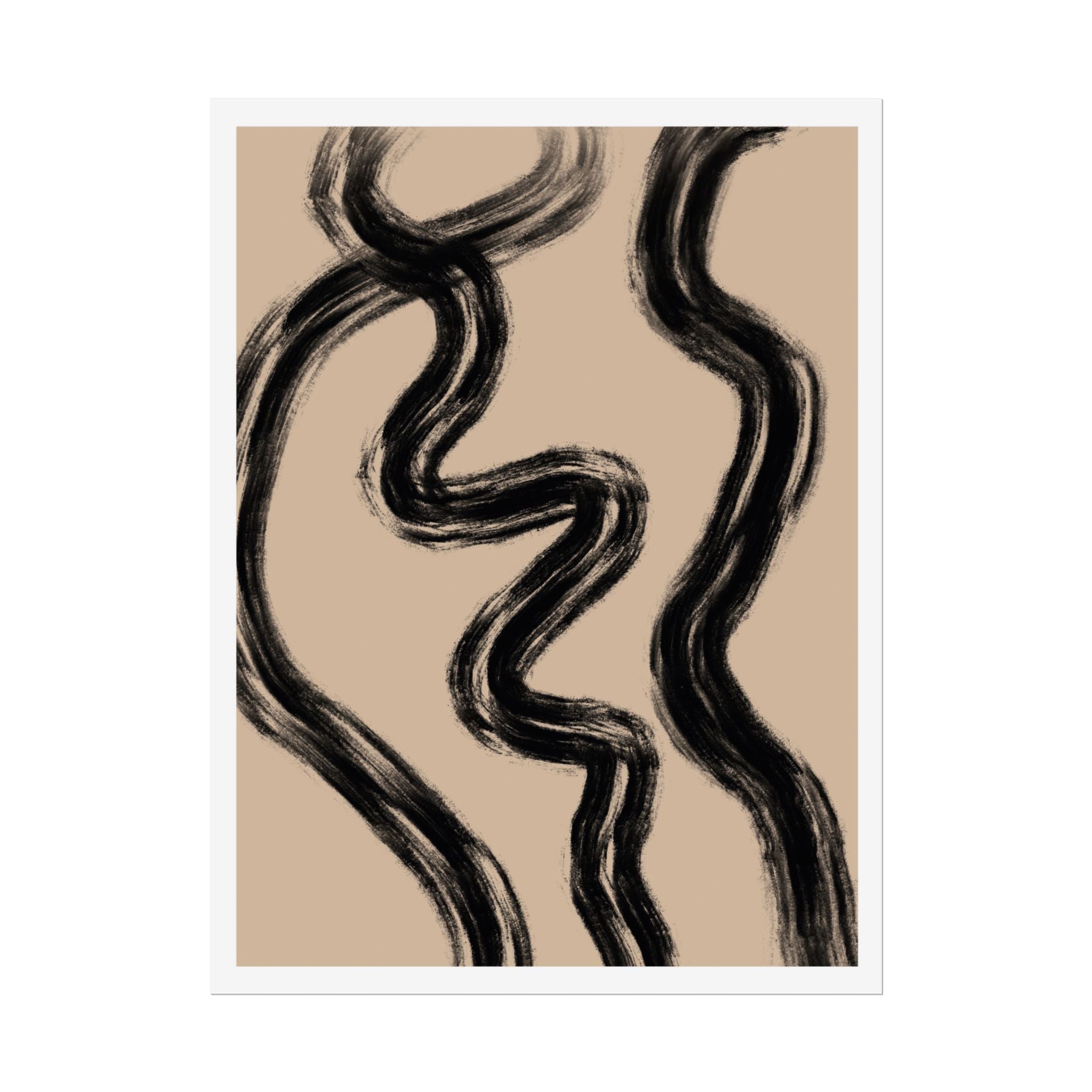 Midnight Current Lines - Poster