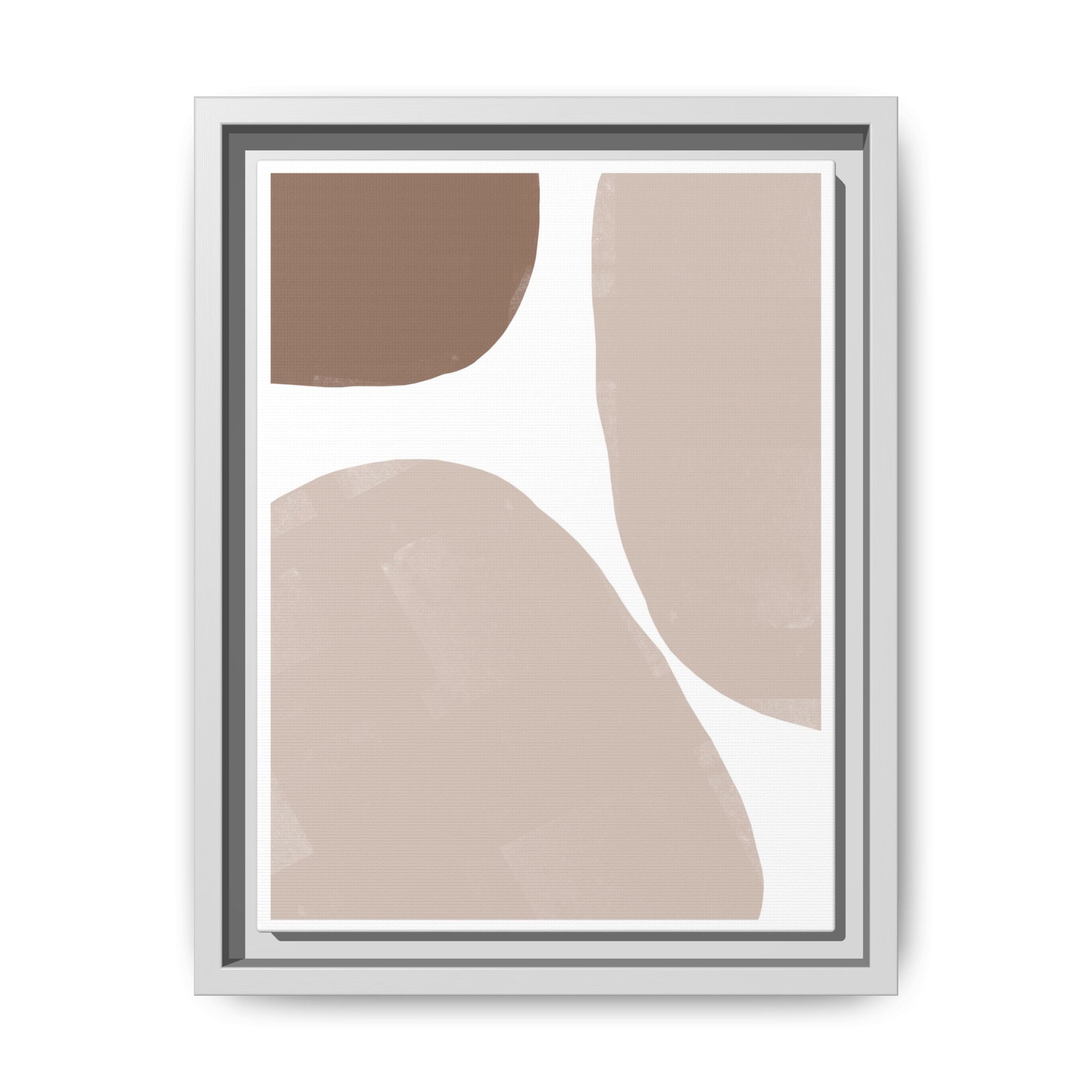 Muted Clay Horizons - Framed