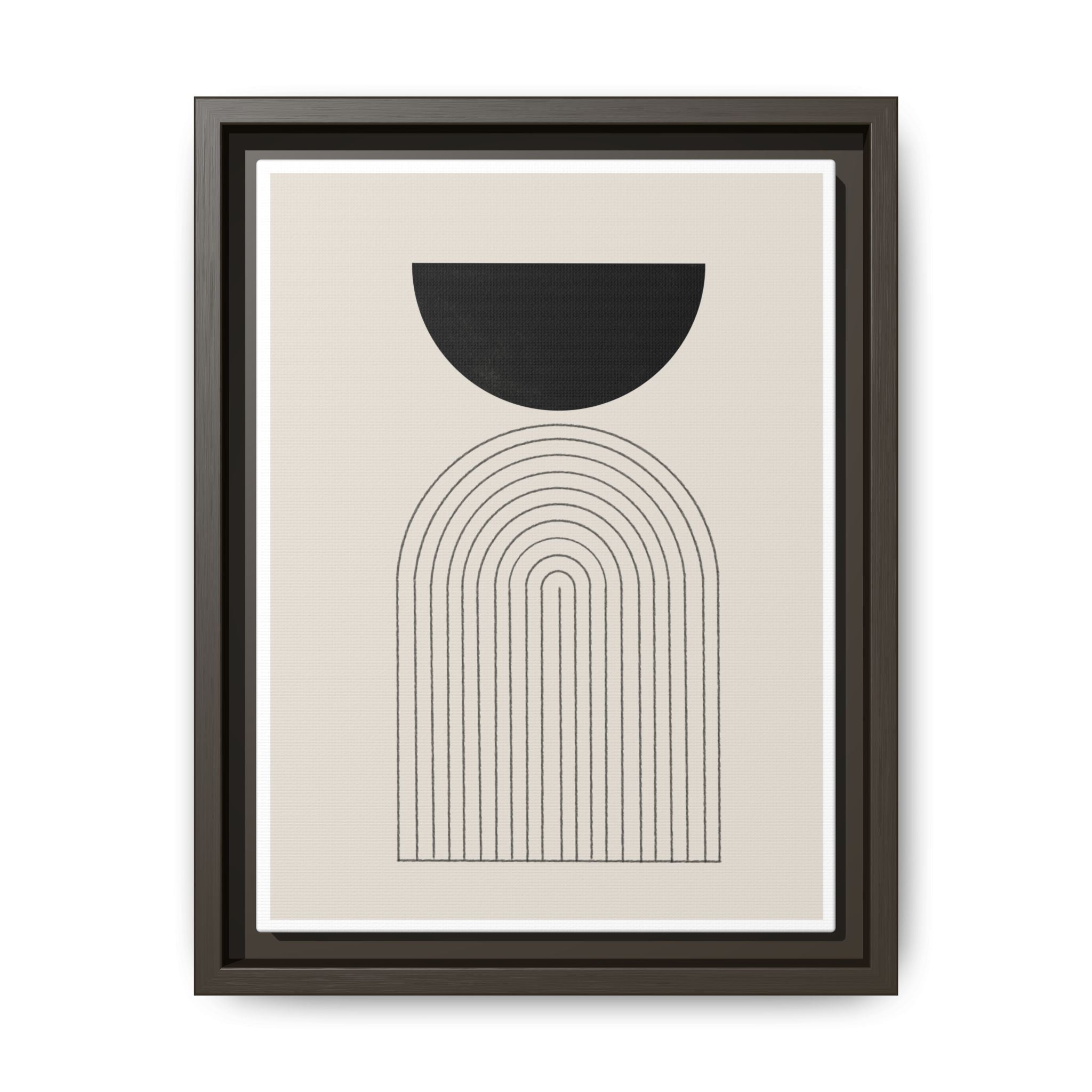 Midnight Portal Lines - Framed