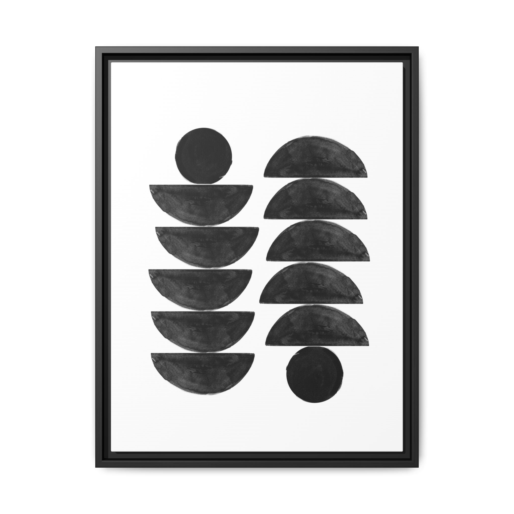 Obsidian Balance Echoes - Framed