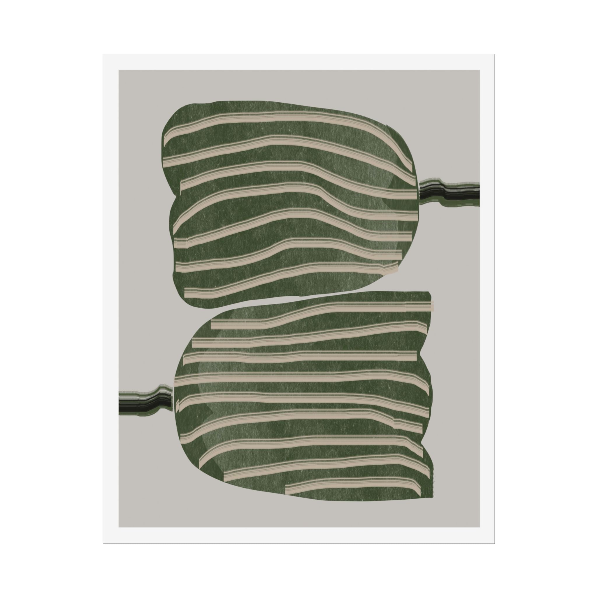 Verdant Echo Layers - Poster