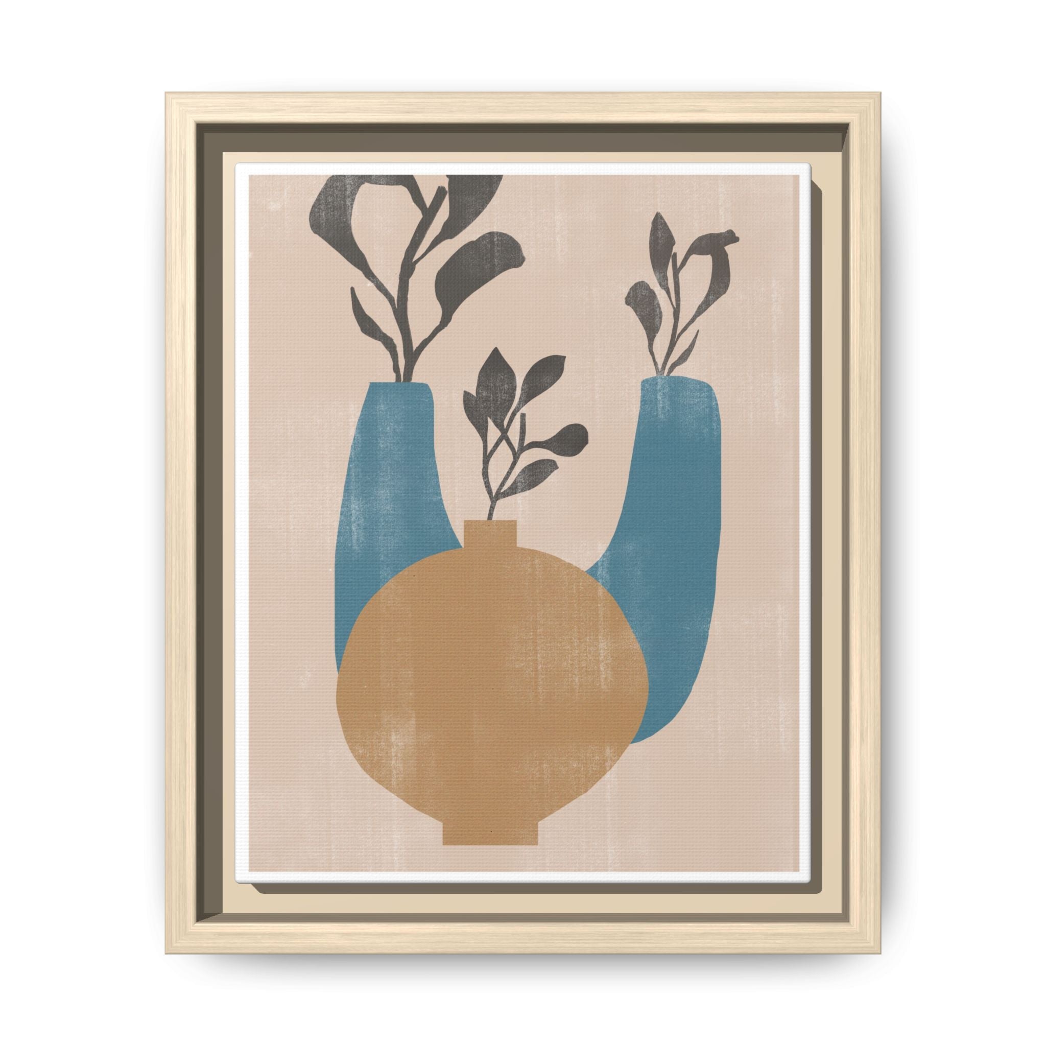 Azure Vessel Harmony - Framed
