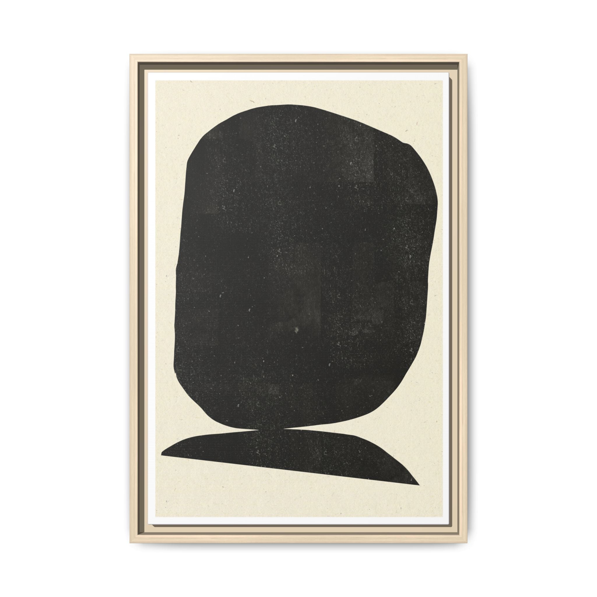 Midnight Monolith Whisper - Framed