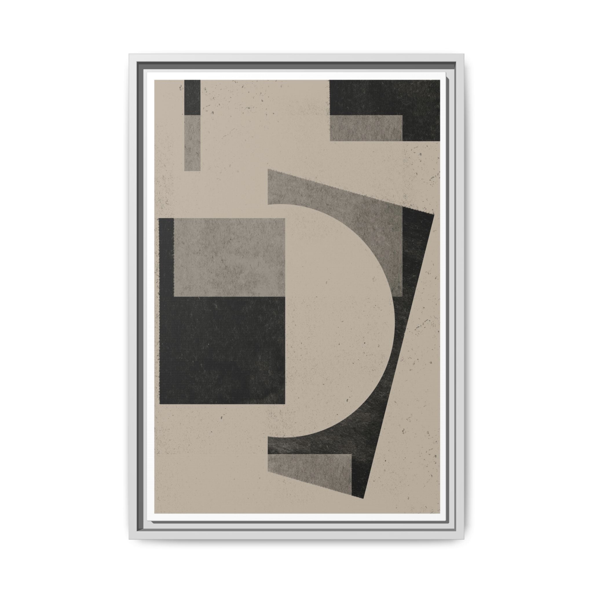 Obsidian Balance Study - Framed