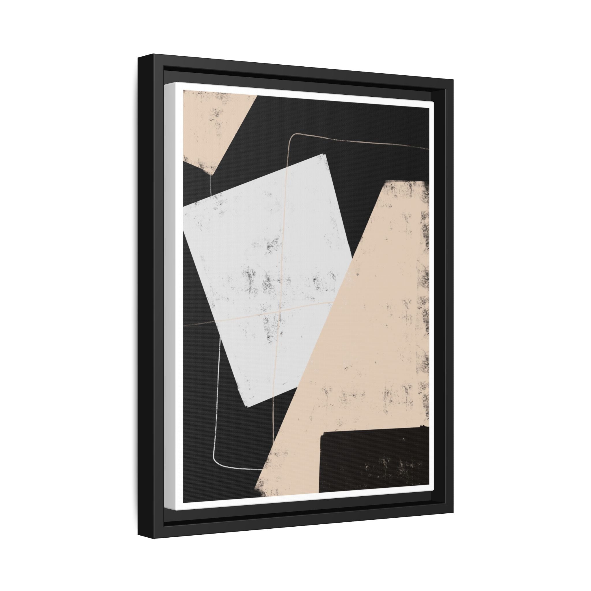 Silent Geometry Passage - Framed