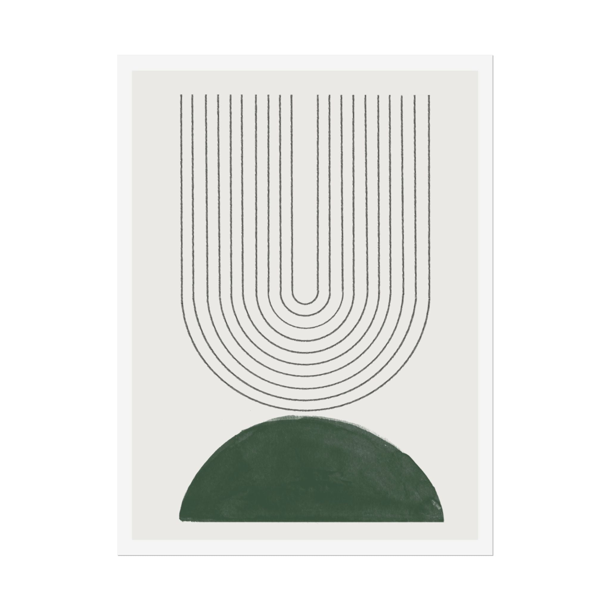 Emerald Echo Pathways - Poster