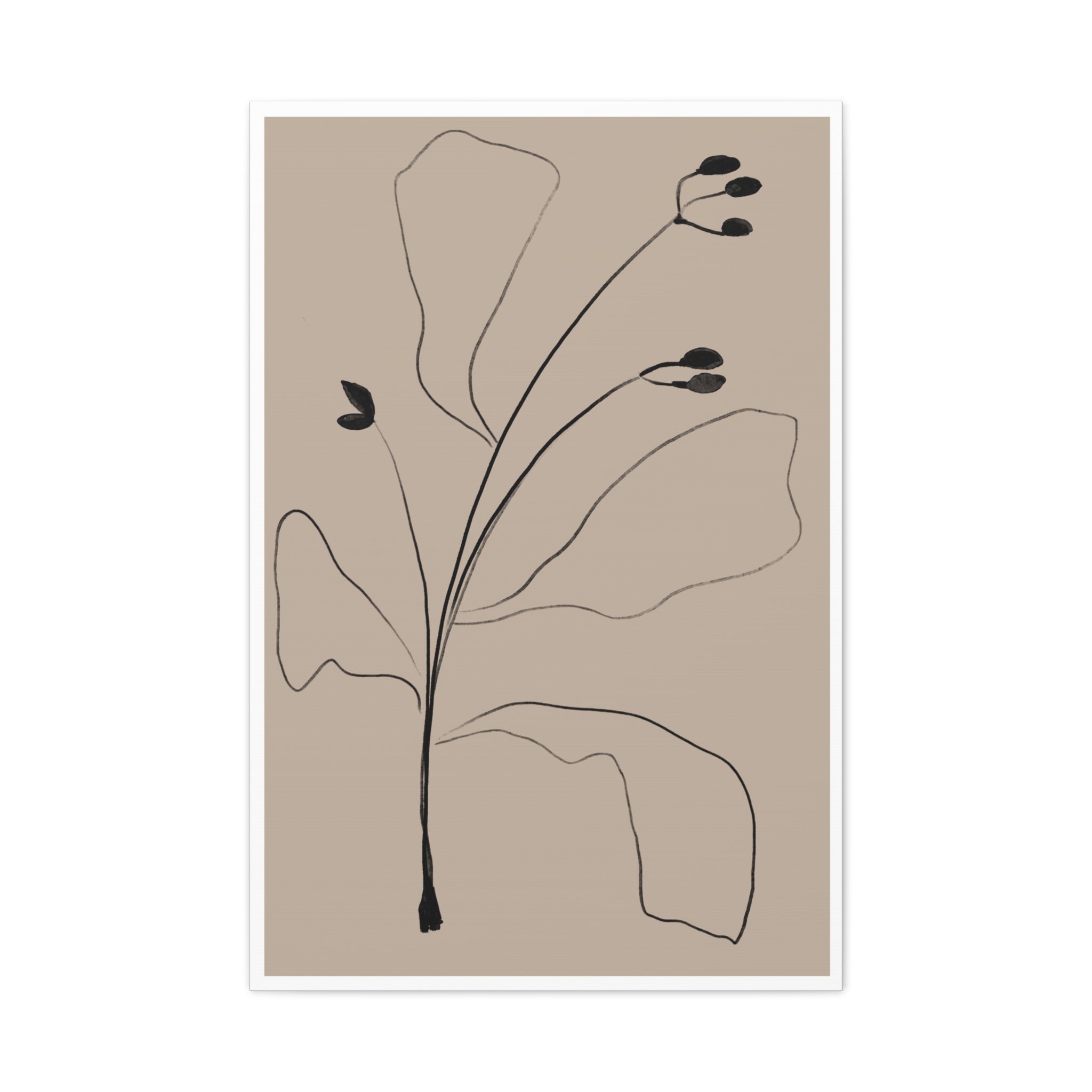 Quiet Botanical Gesture - Canvas