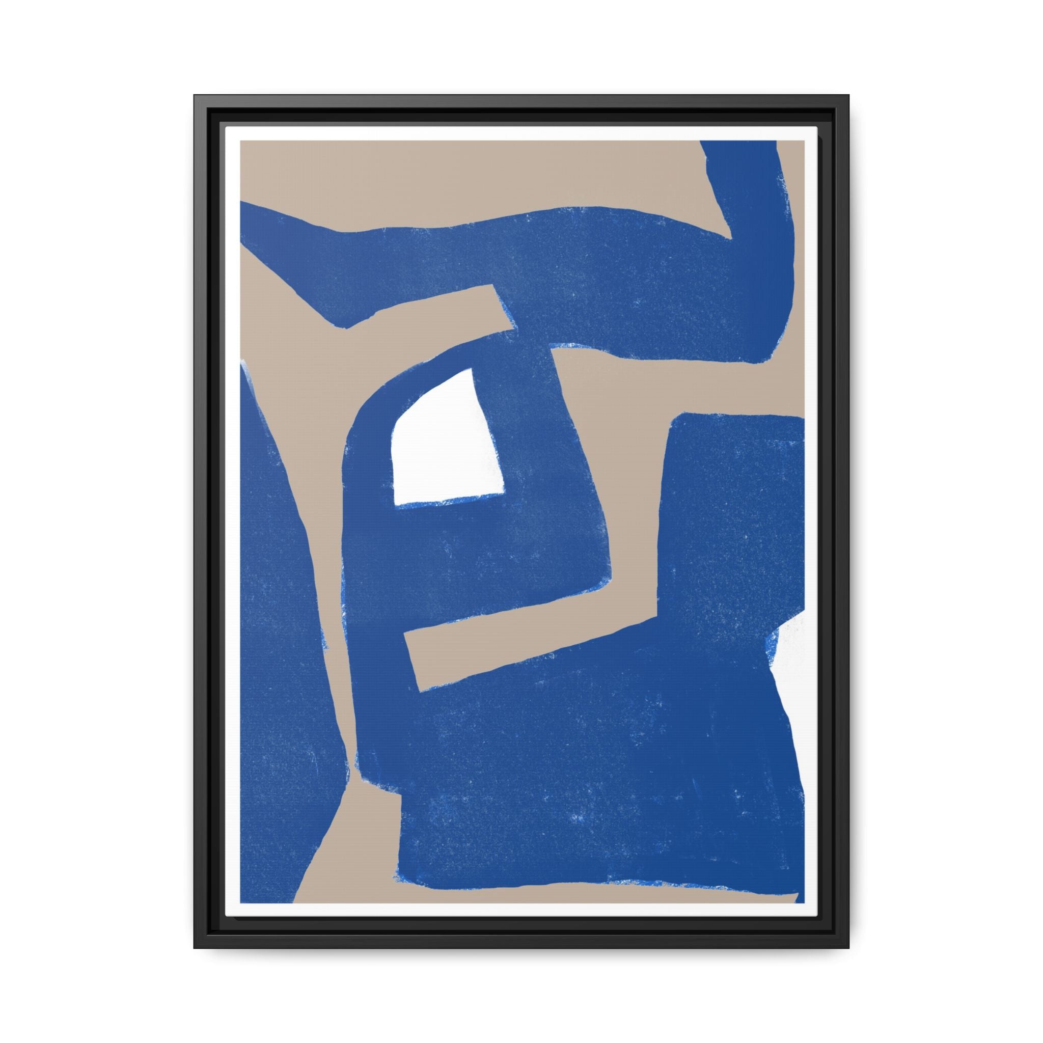 Cobalt Passage Echoes - Framed