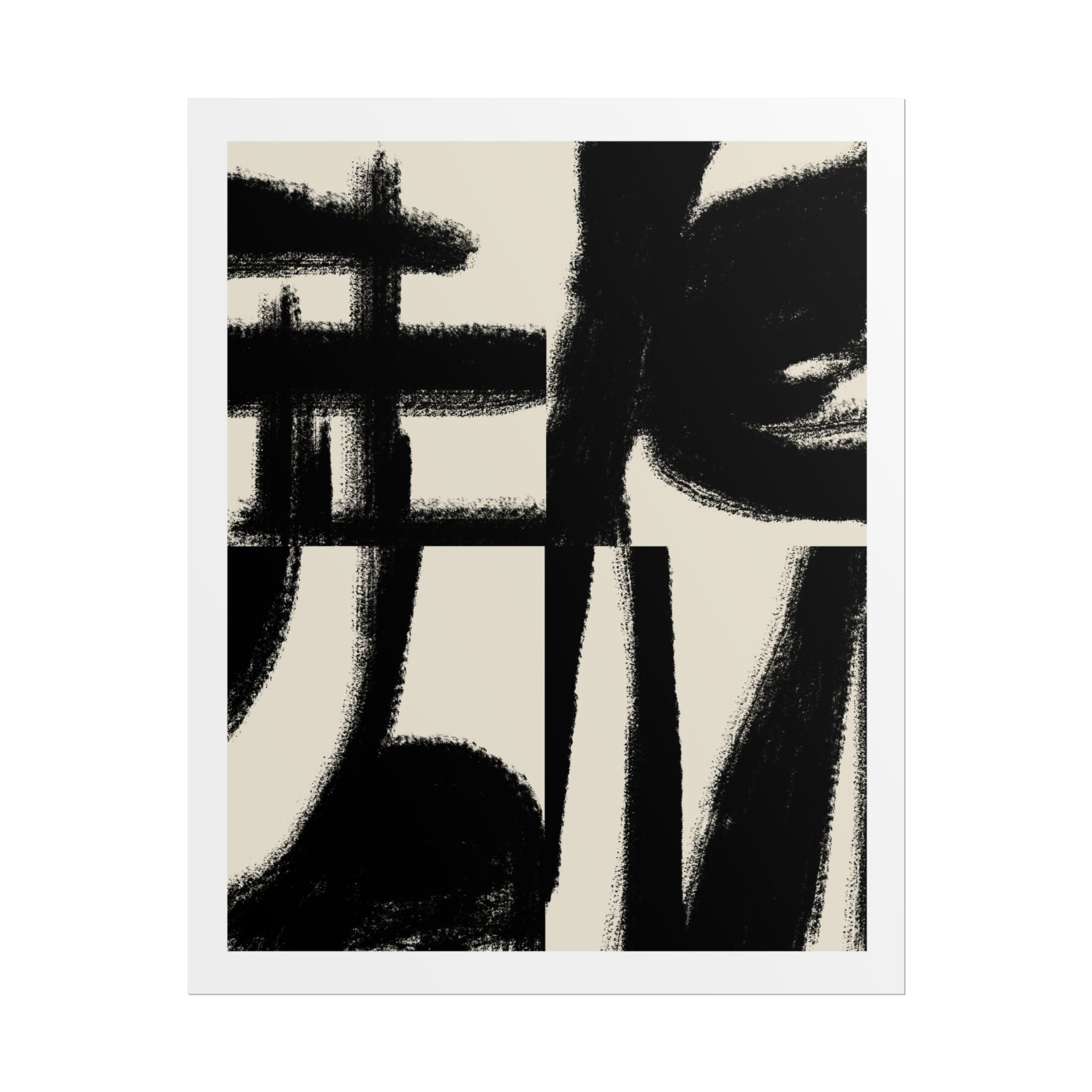 Midnight Gesture Fragments - Poster