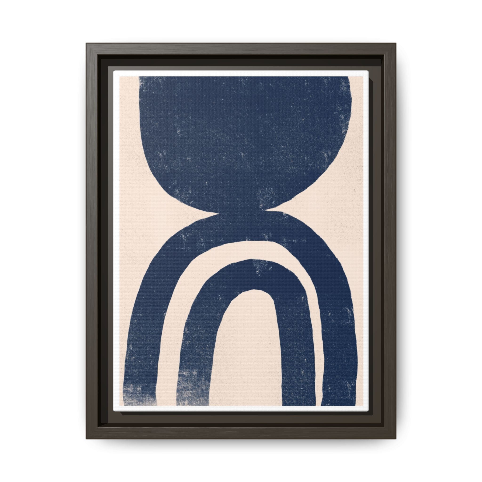 Indigo Arch Stillness - Framed