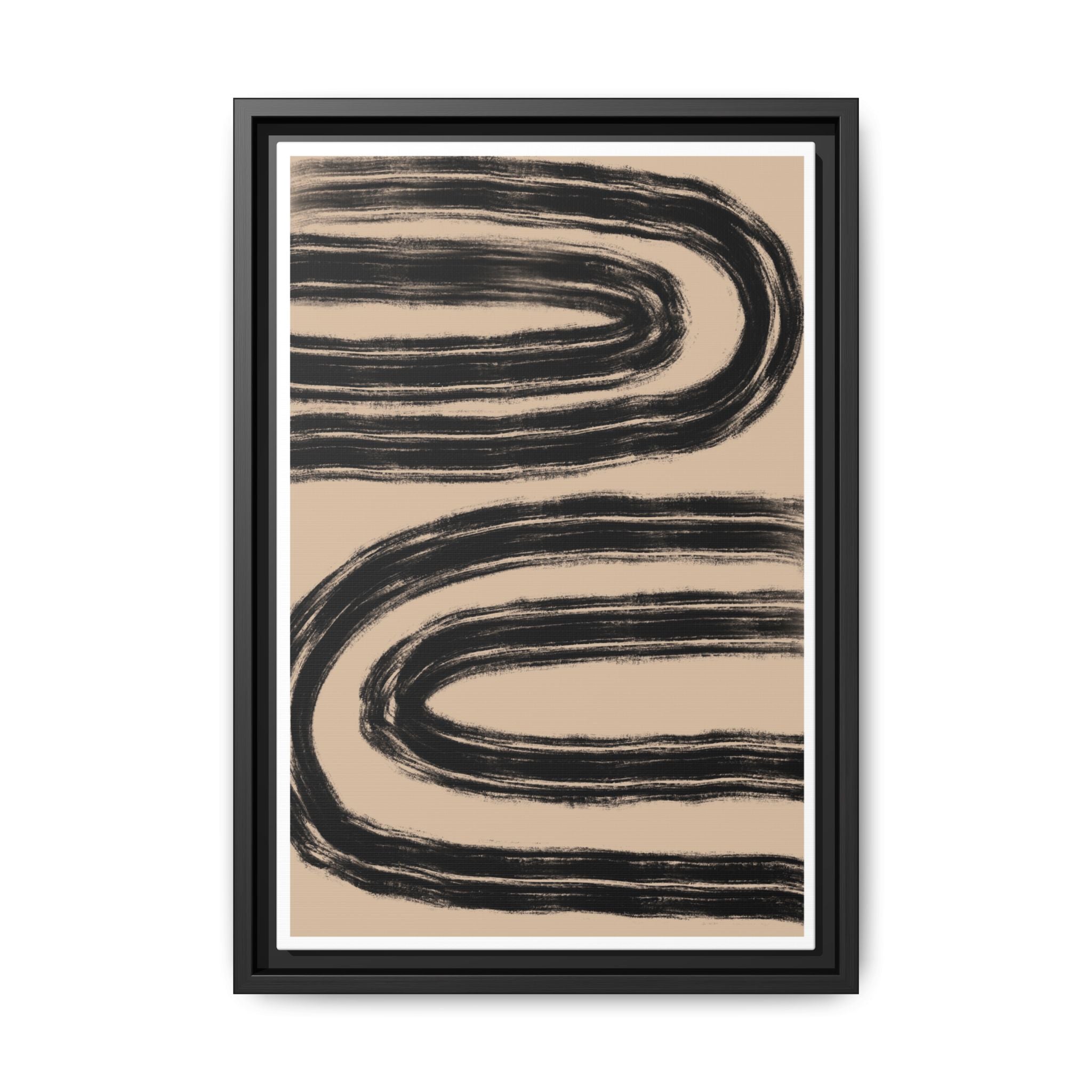 Midnight Current Echoes - Framed