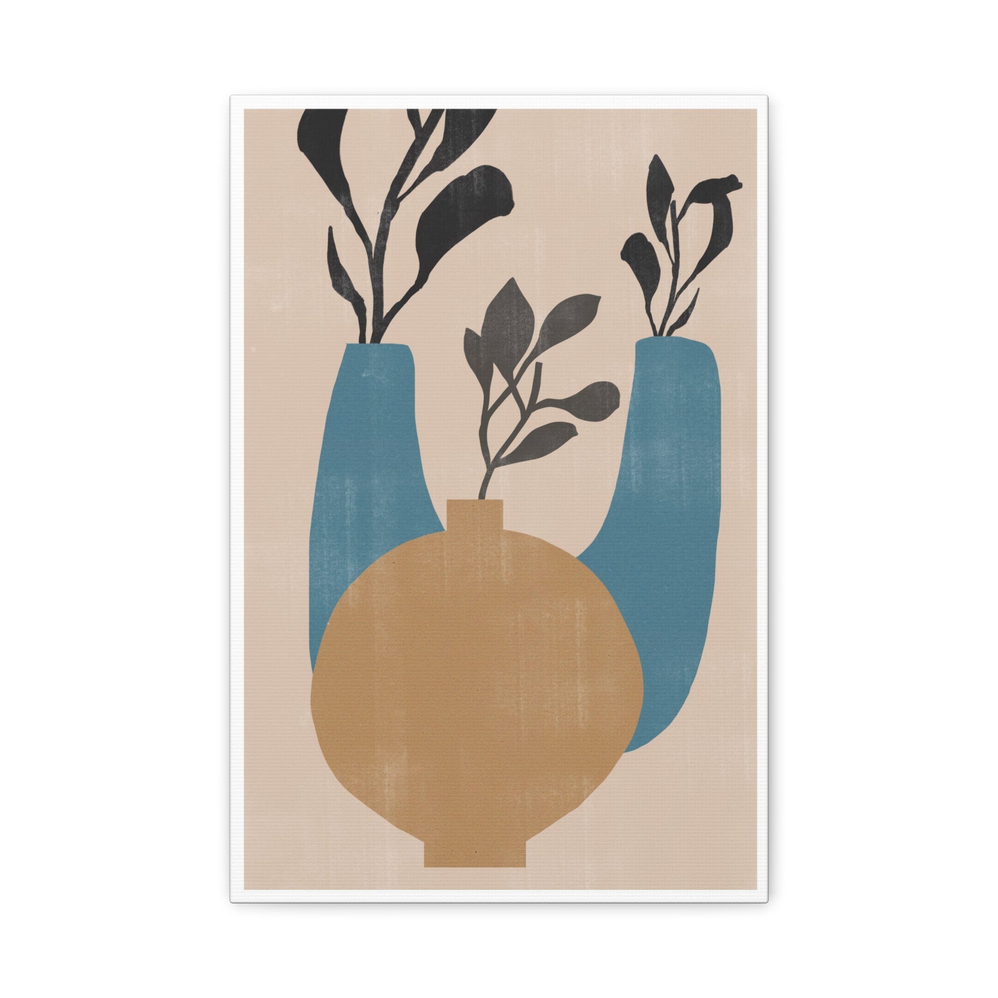 Azure Vessel Harmony - Canvas
