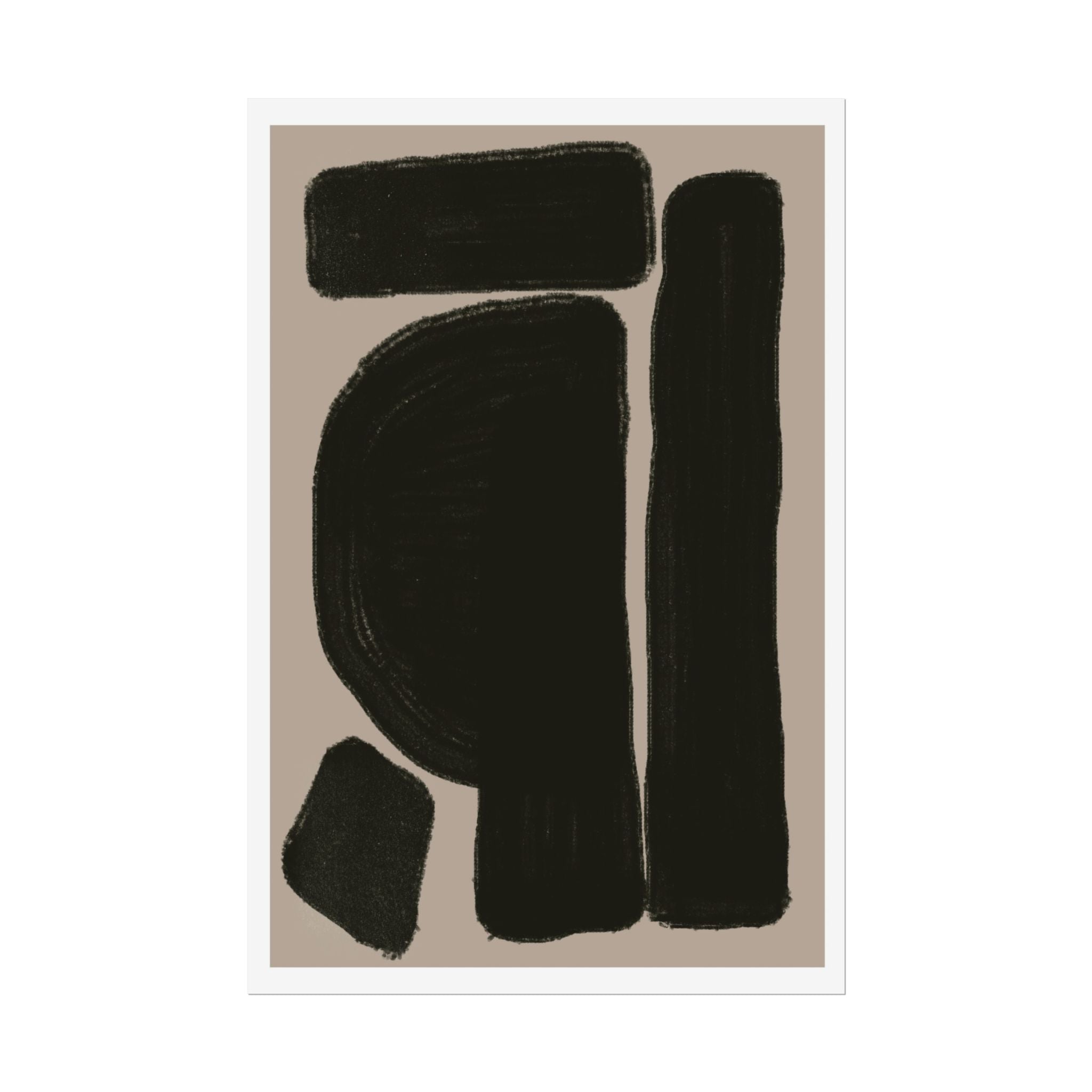Velvet Obsidian Forms - Poster