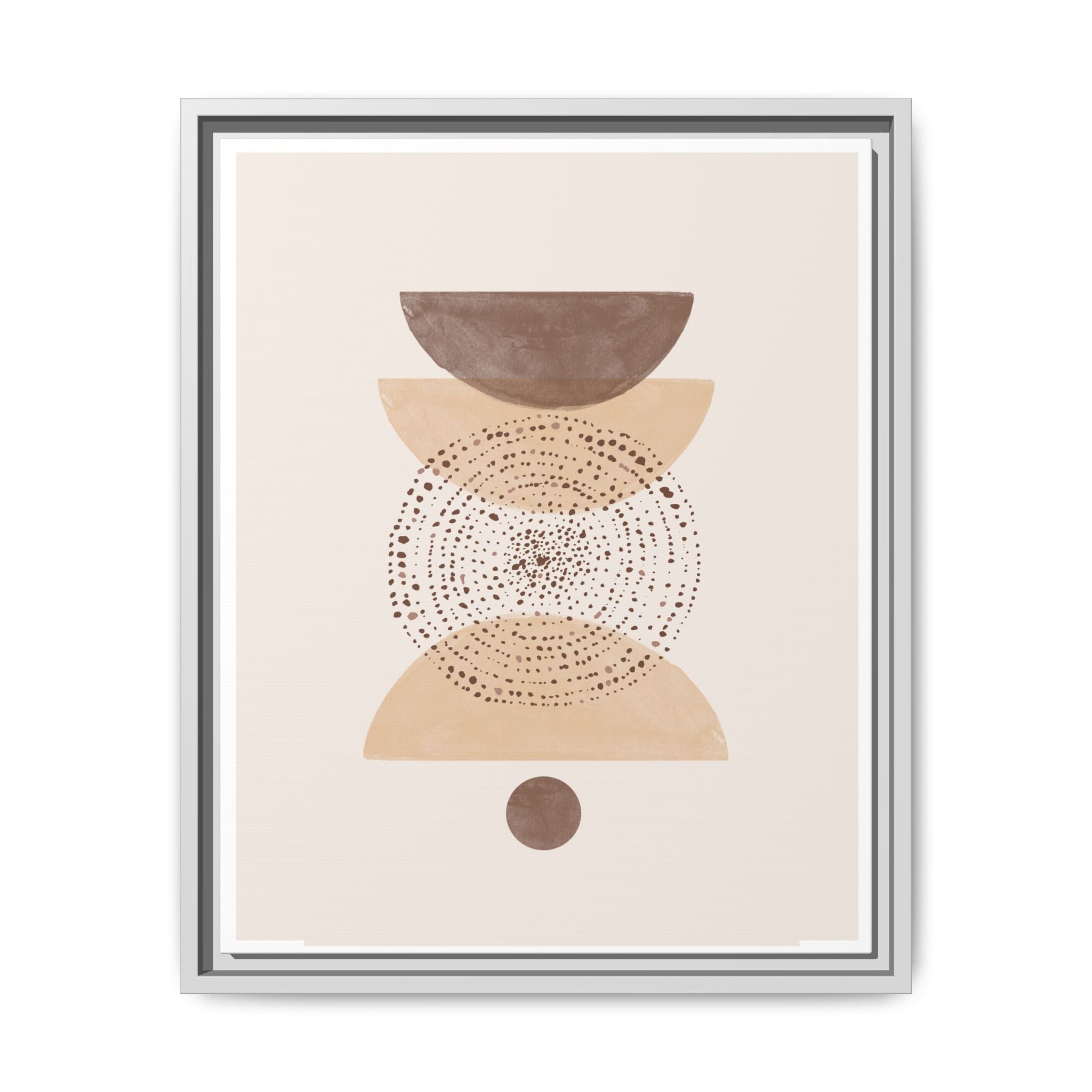 Terracotta Orbit Balance - Framed