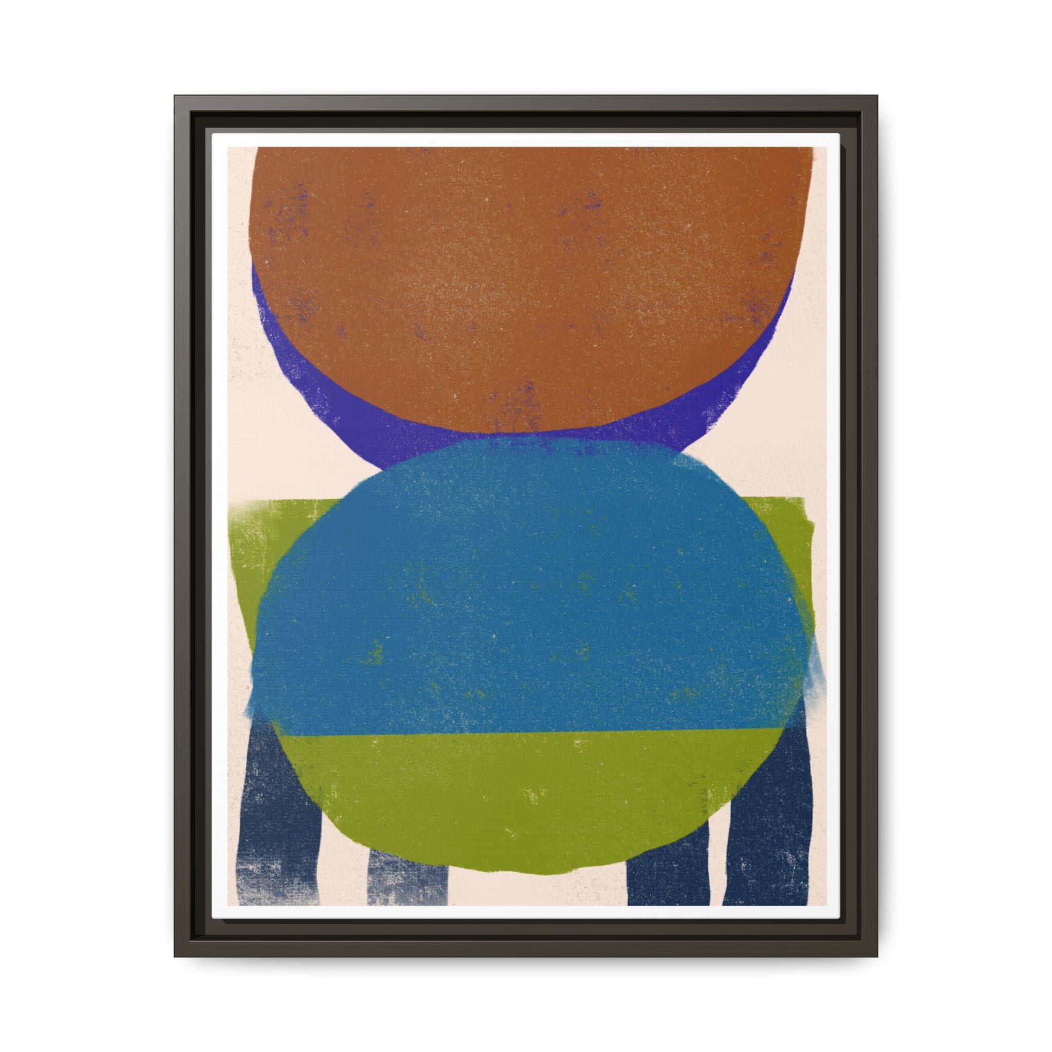 Azure Meadow Eclipse - Framed
