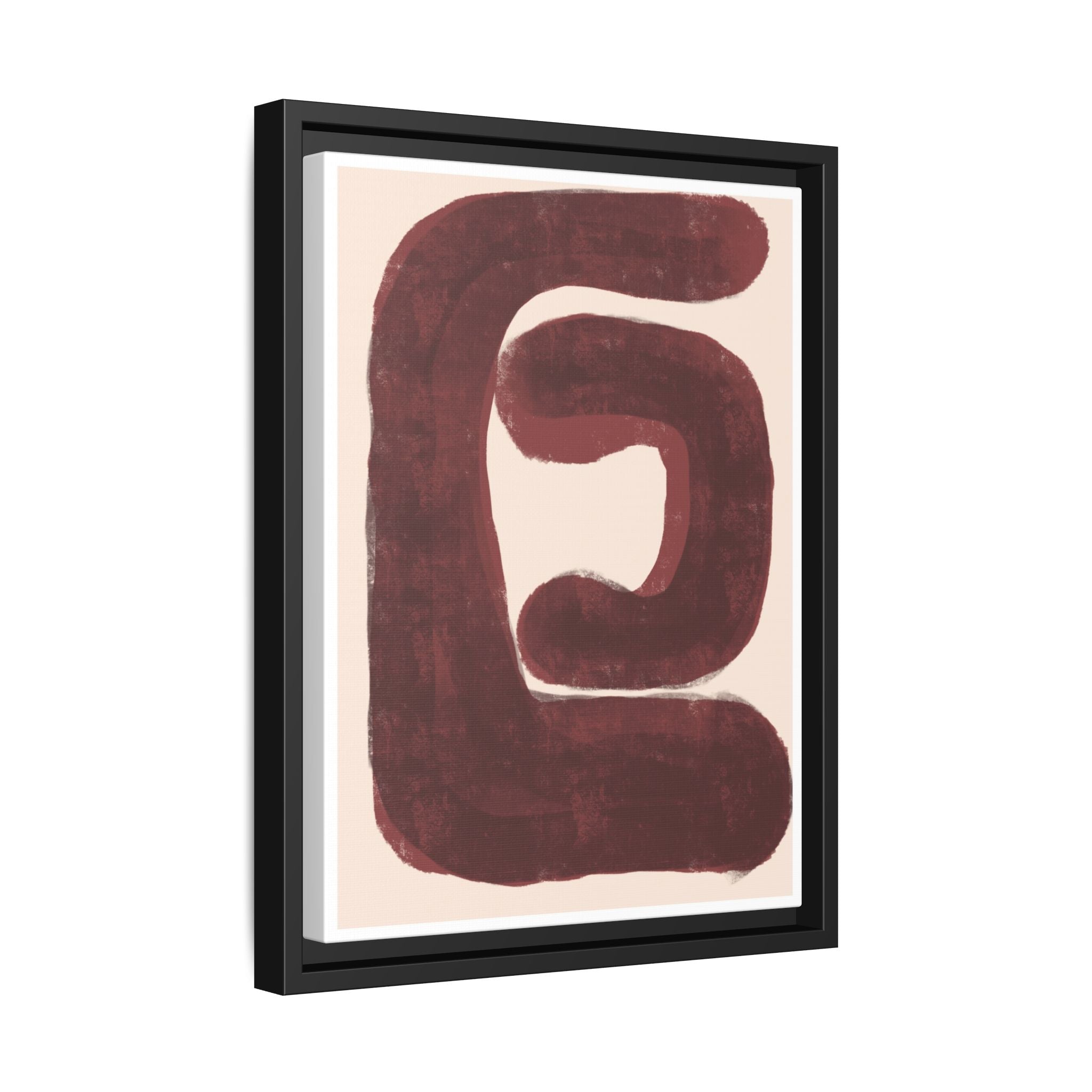 Burgundy Echo Form - Framed