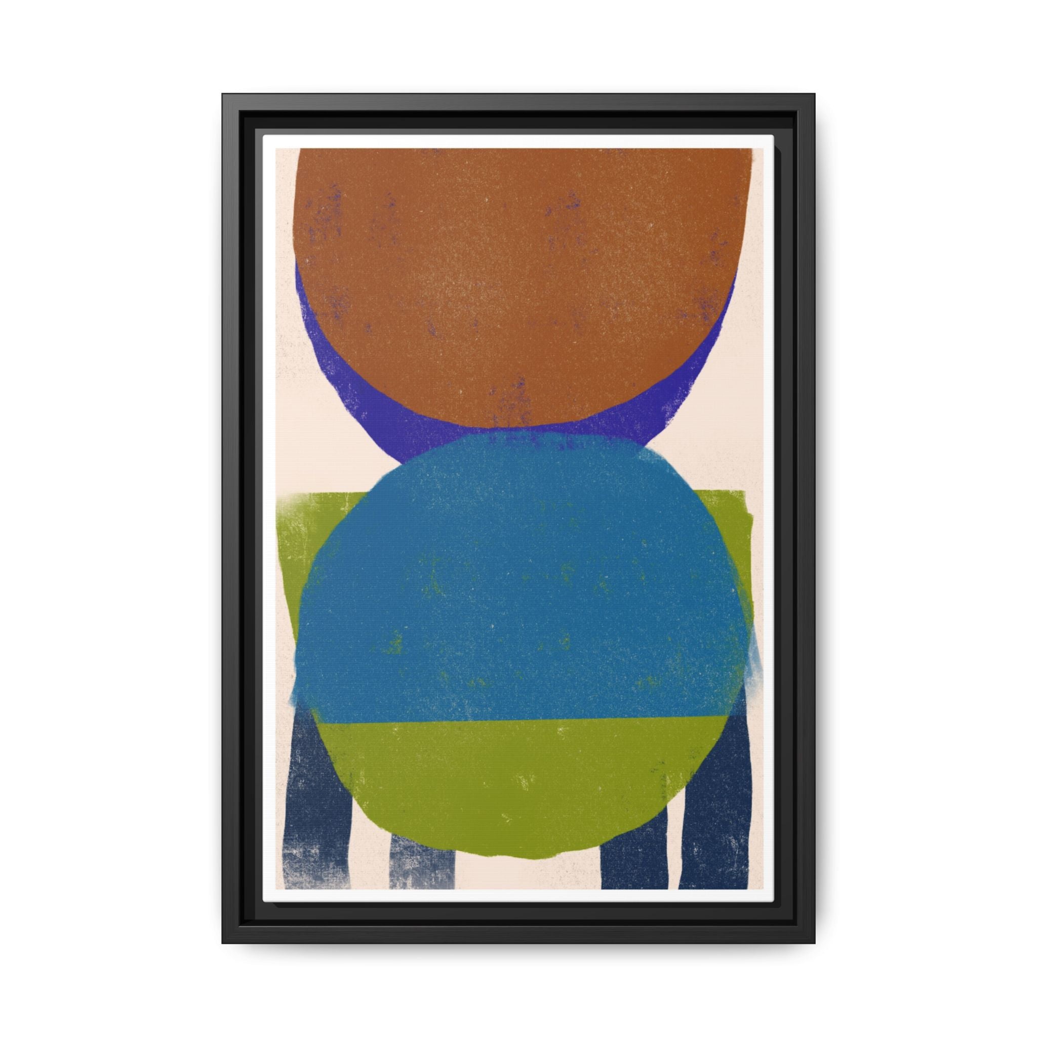 Azure Meadow Eclipse - Framed