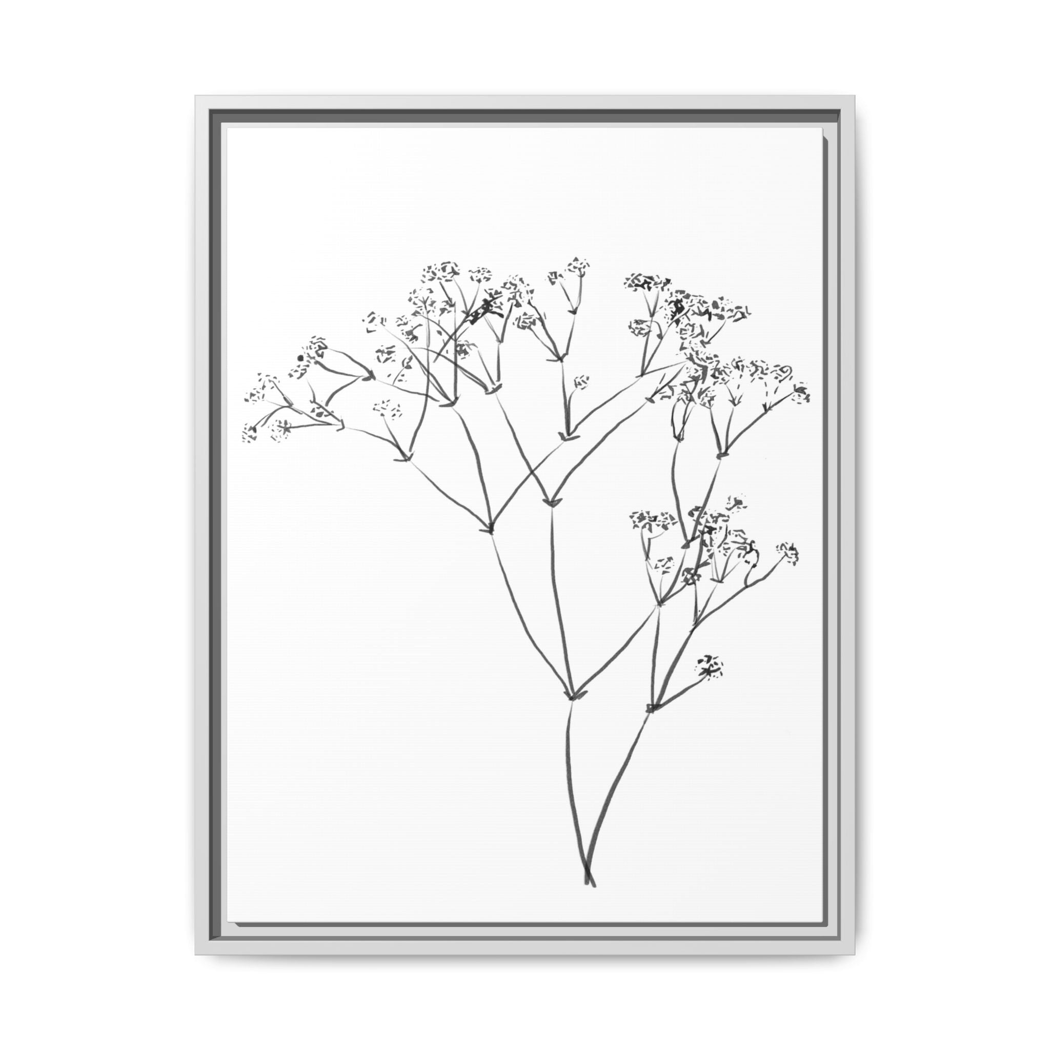 Whispering Meadow Sketch - Framed