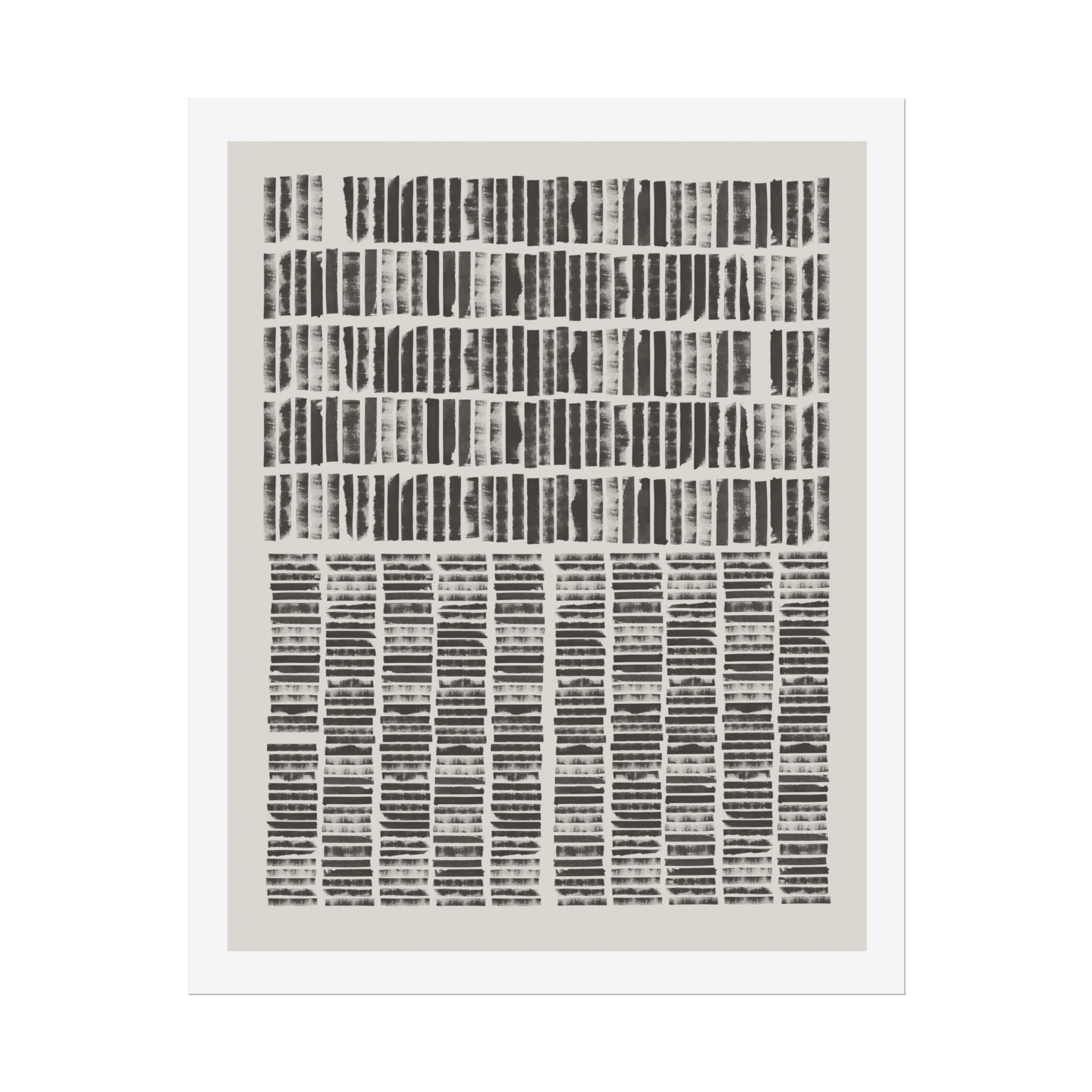 Shadow Rhythm Columns - Poster