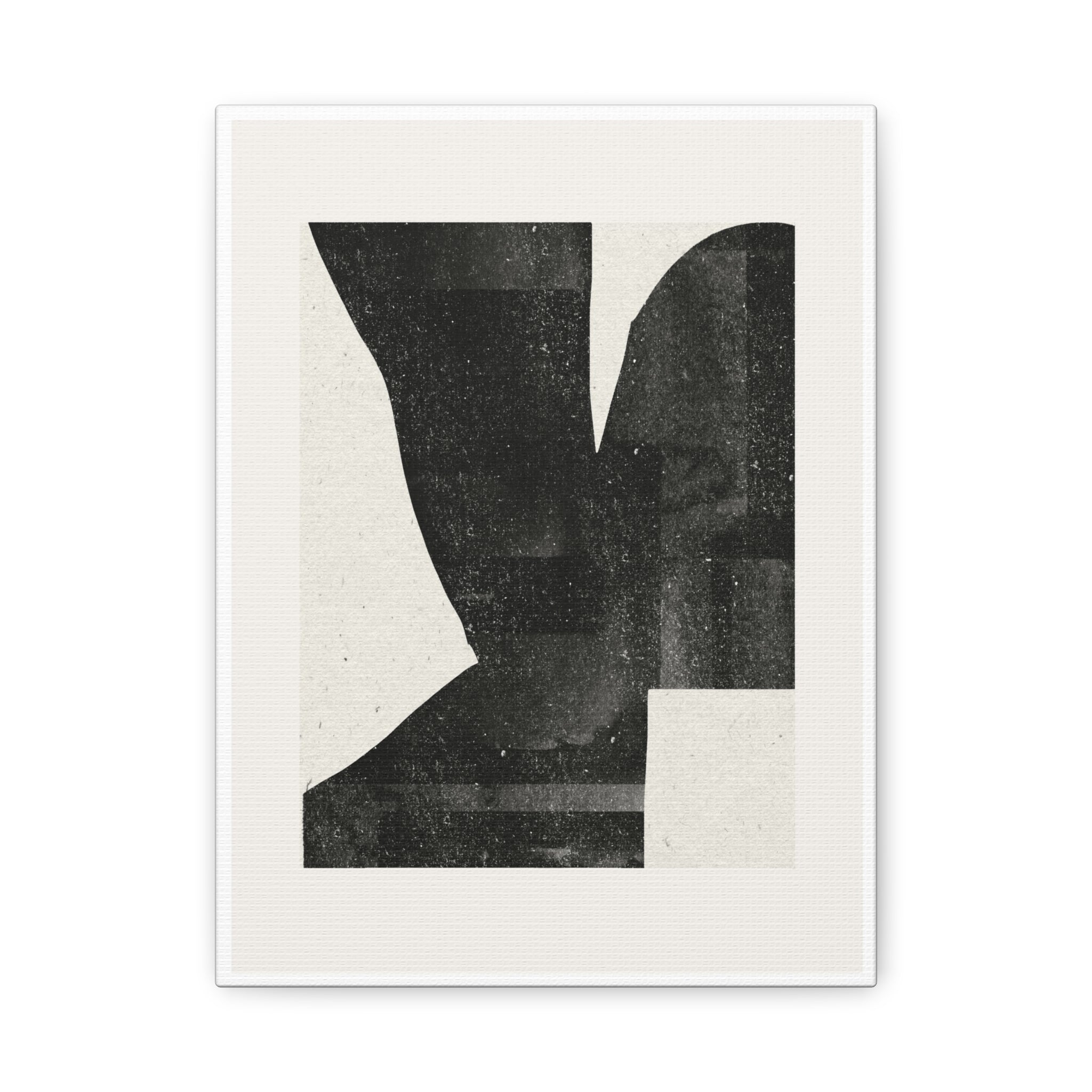 Noir Balance Echoes - Canvas