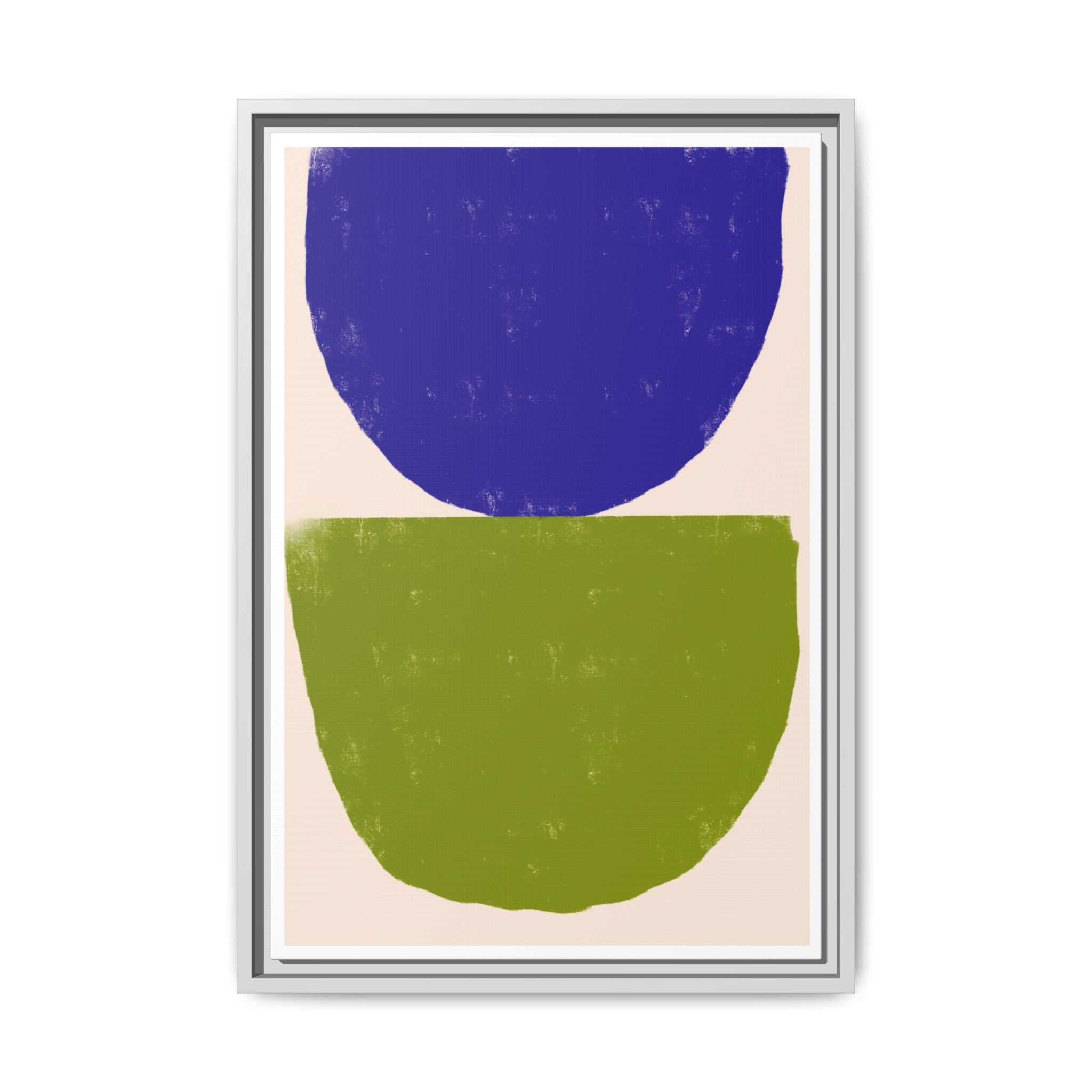 Cobalt Meadow Balance - Framed