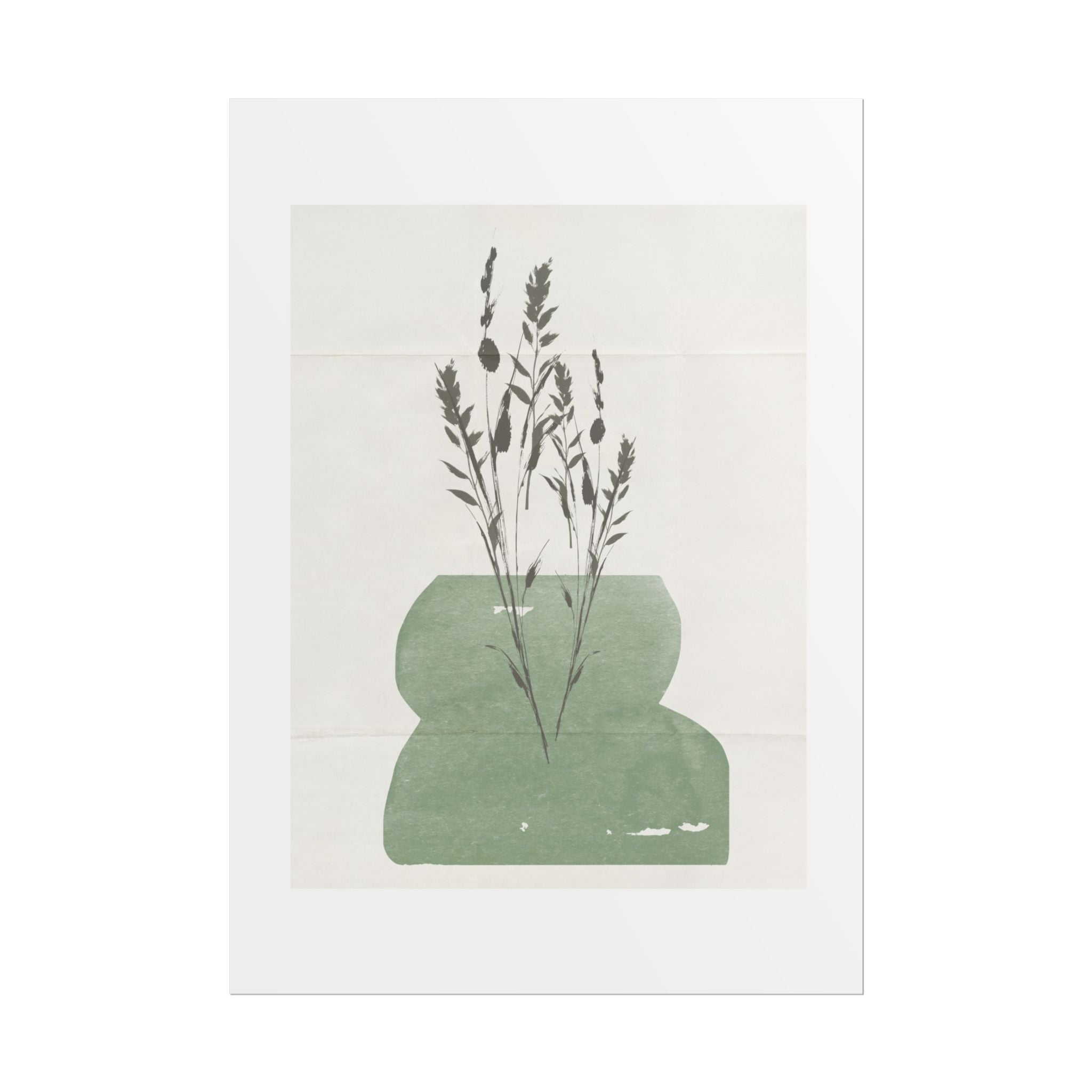 Sage Meadow Silhouette - Poster