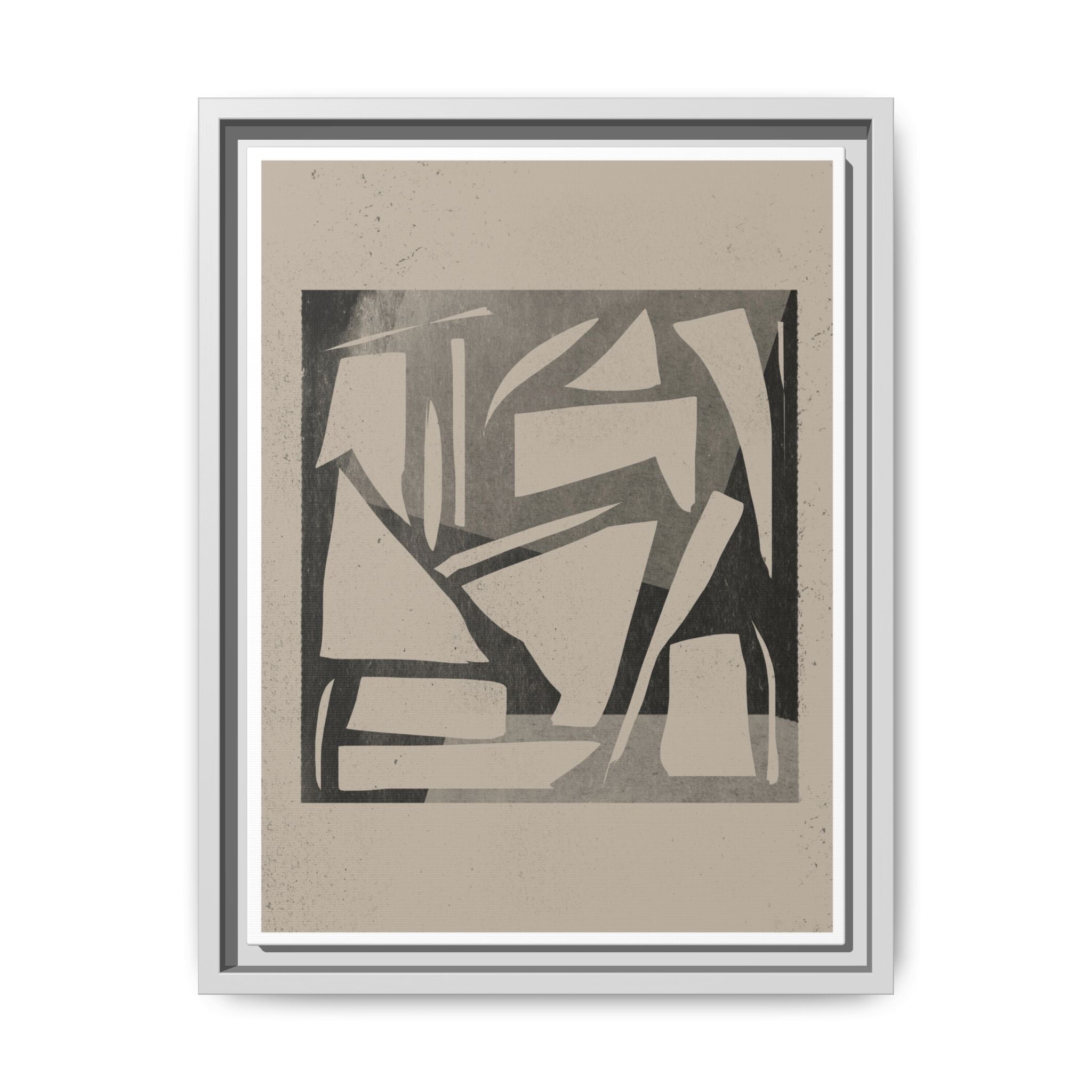 Shadow Fragment Rhythm Study - Framed
