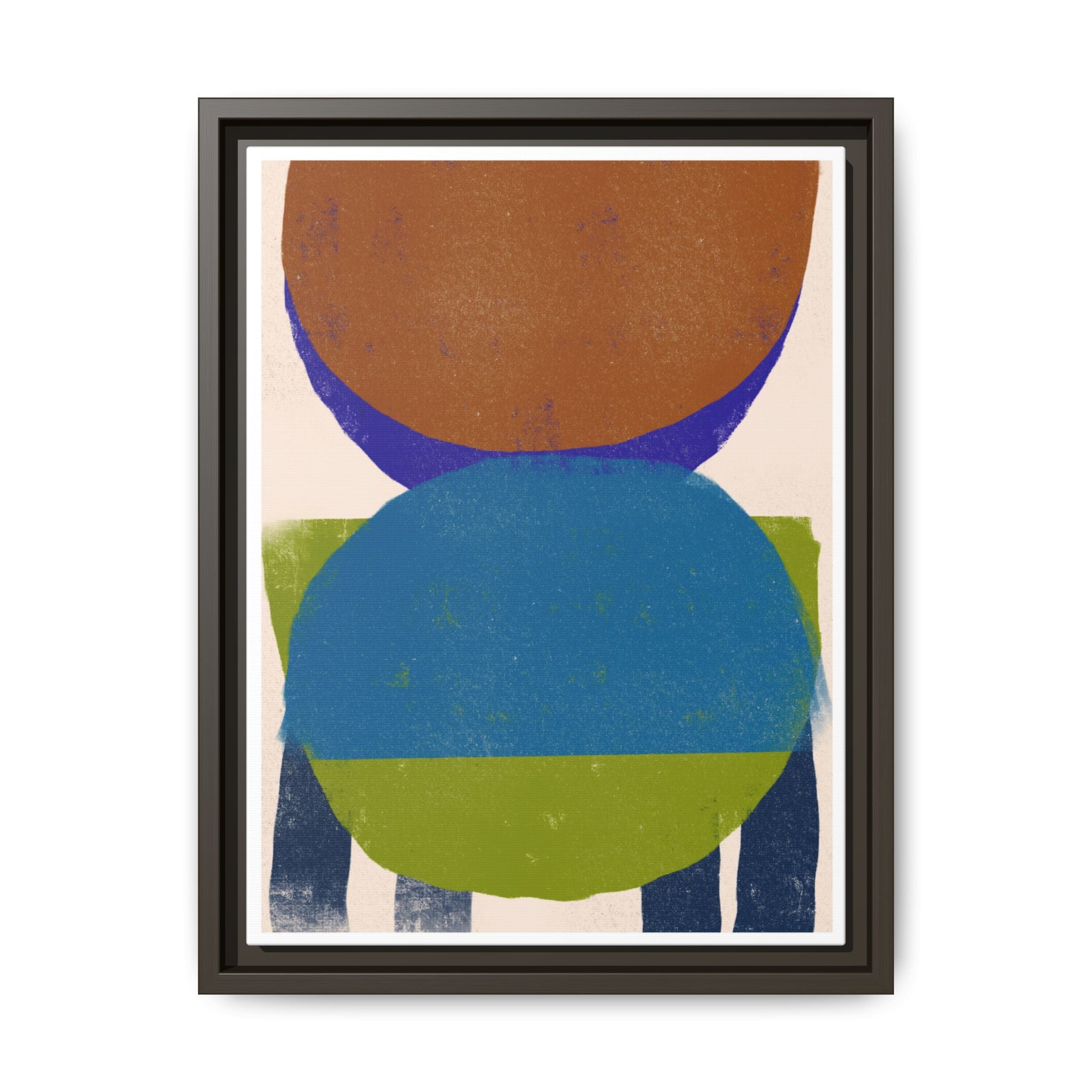 Azure Meadow Eclipse - Framed
