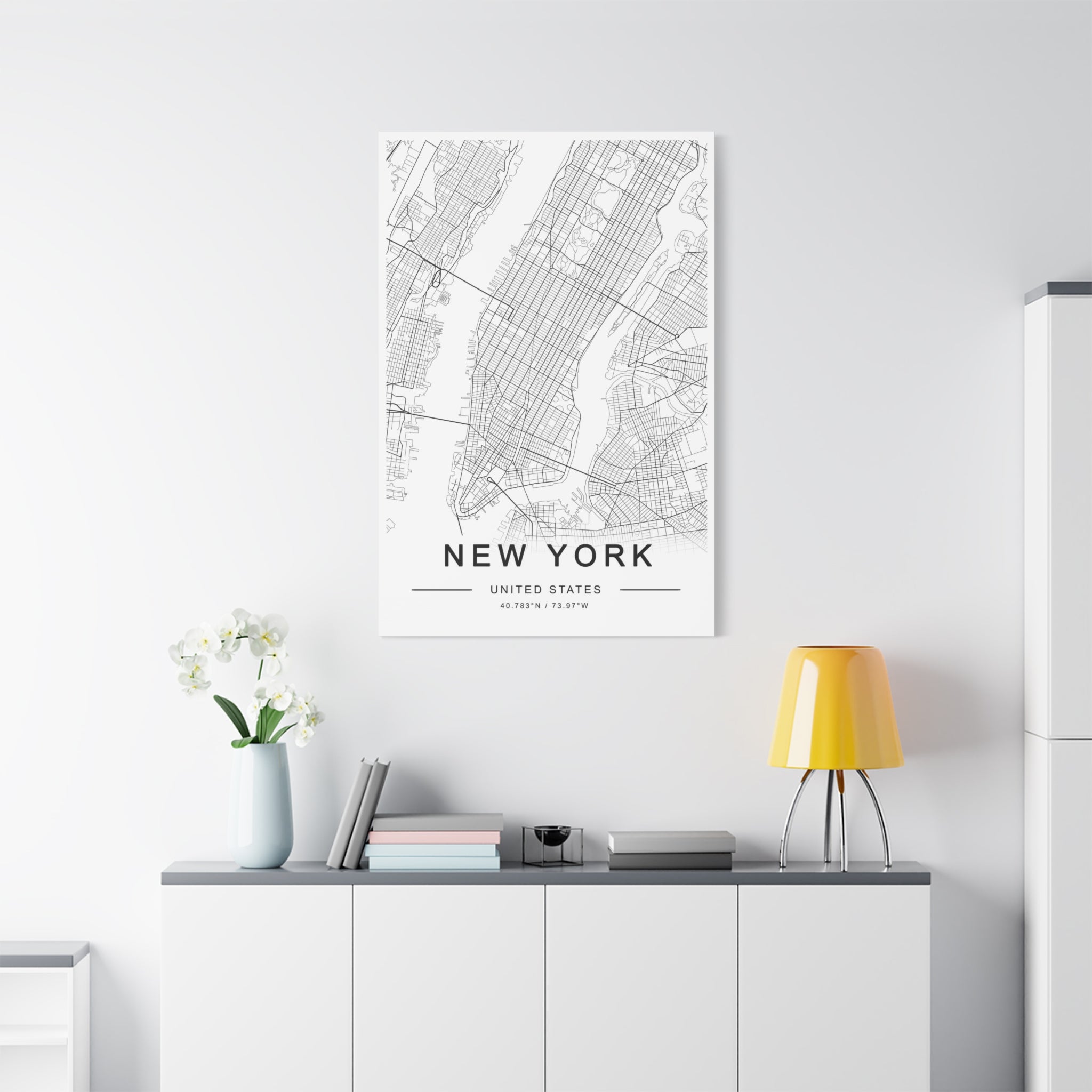 Metropolitan Gridline Reverie - Canvas