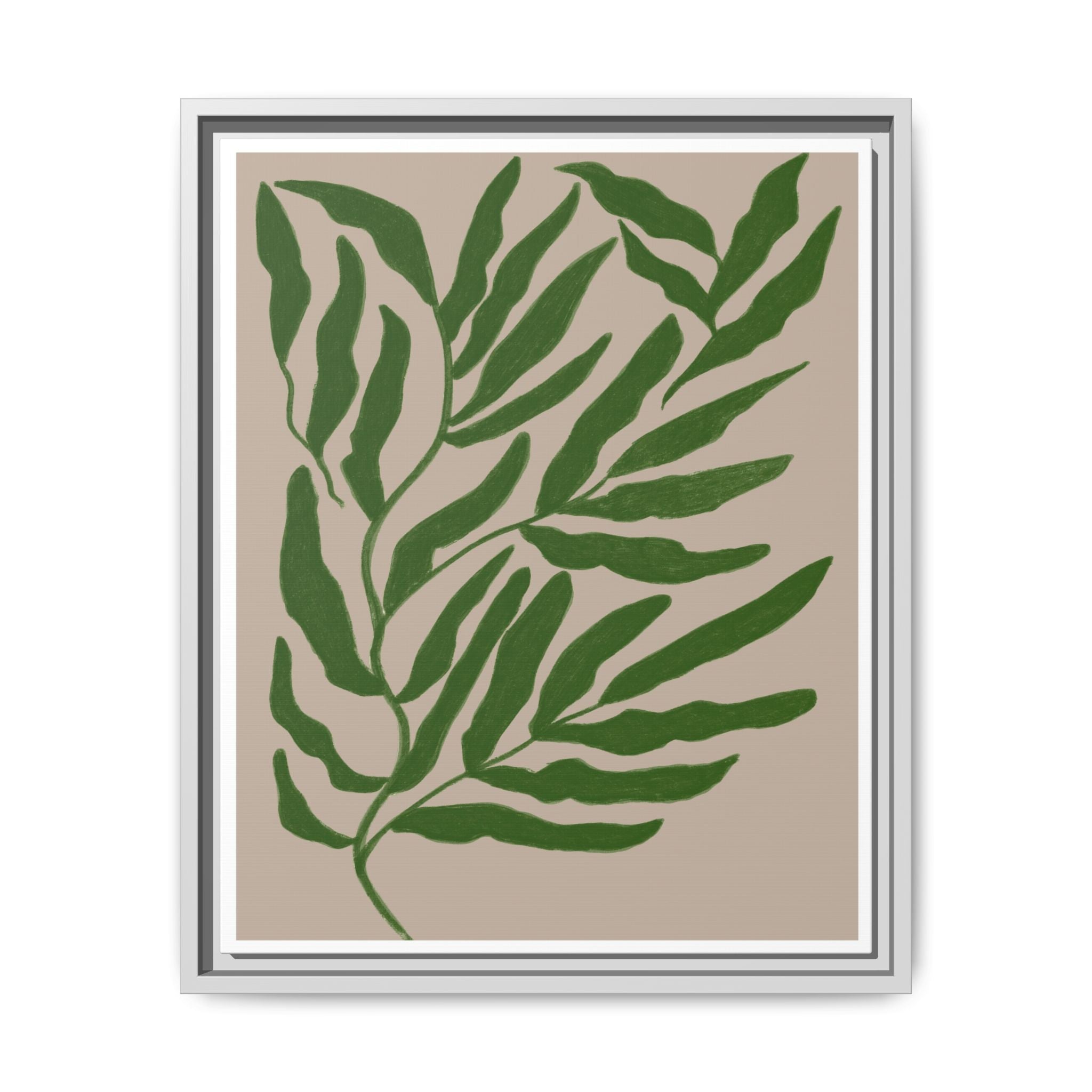 Emerald Canopy Drift - Framed