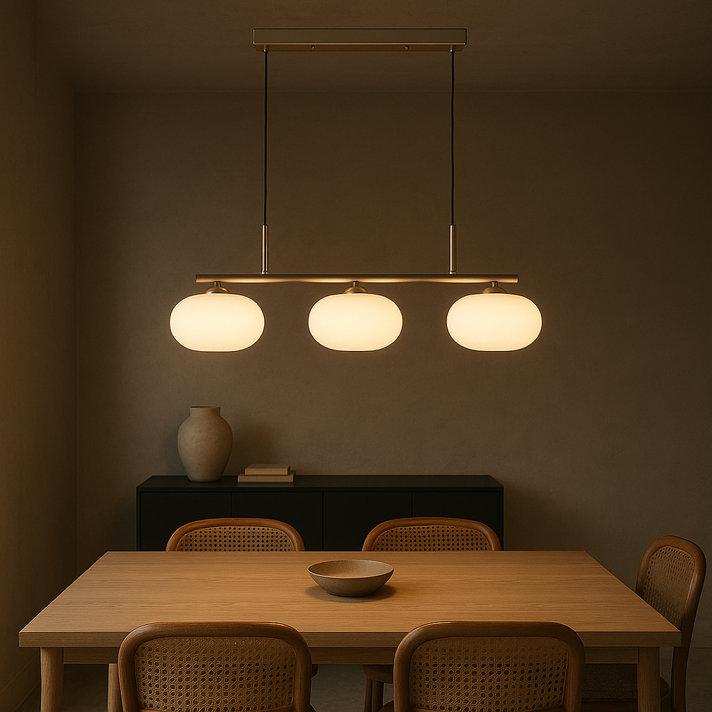 3 Heads Bauhaus Pendant Light