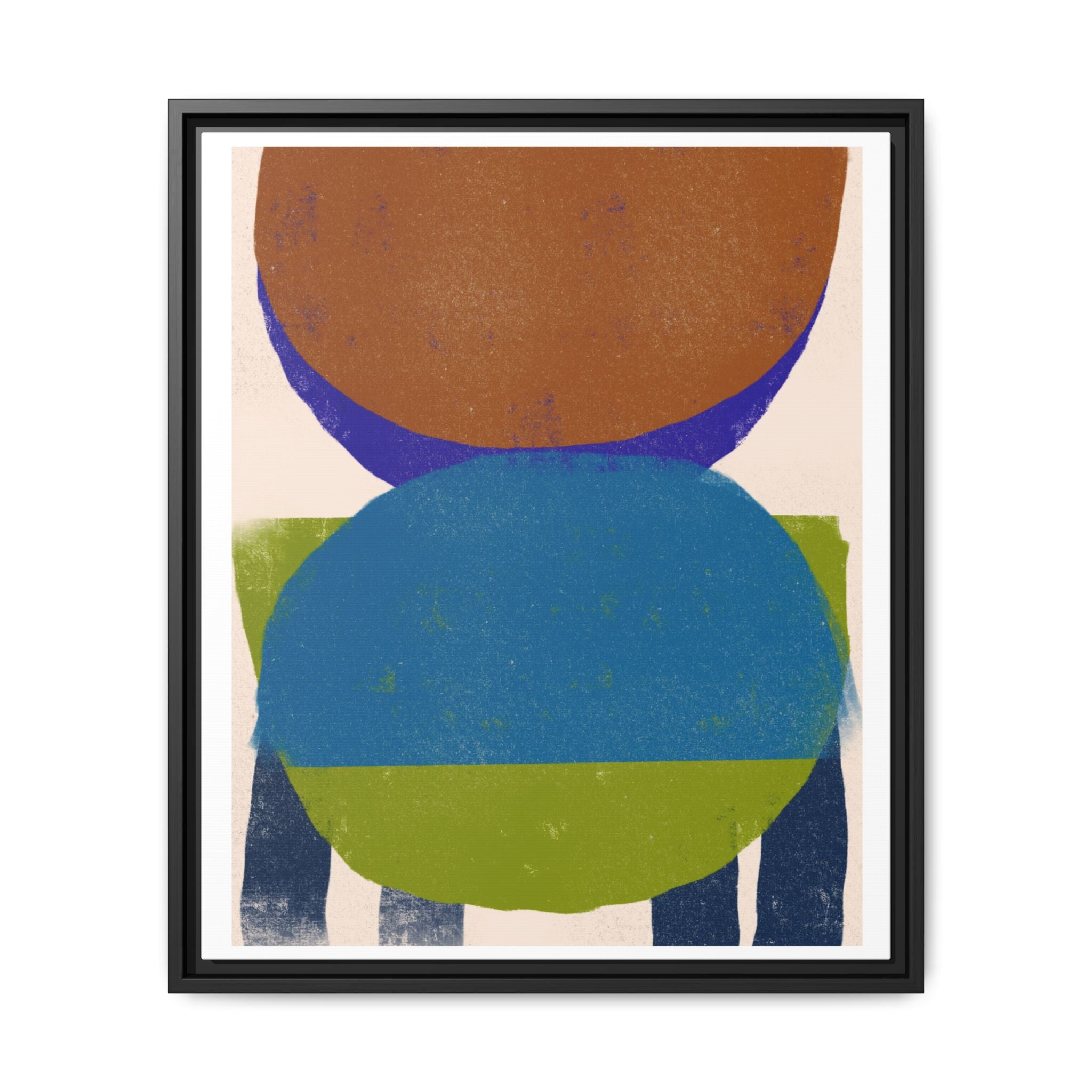 Azure Meadow Eclipse - Framed