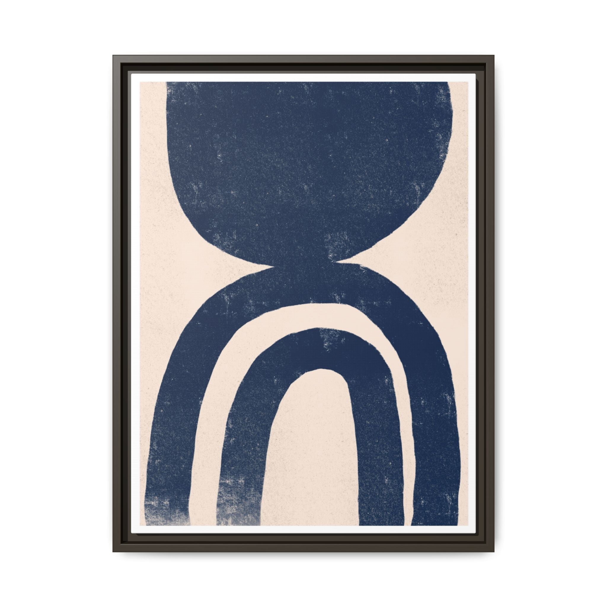 Indigo Arch Stillness - Framed