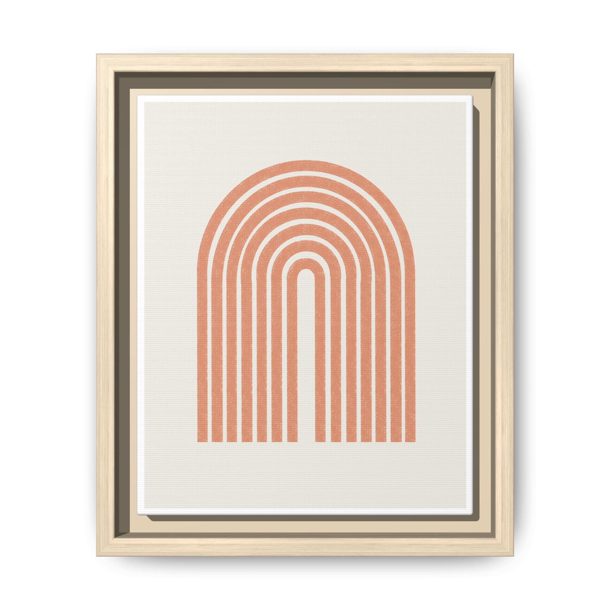 Terracotta Arc Whisper - Framed