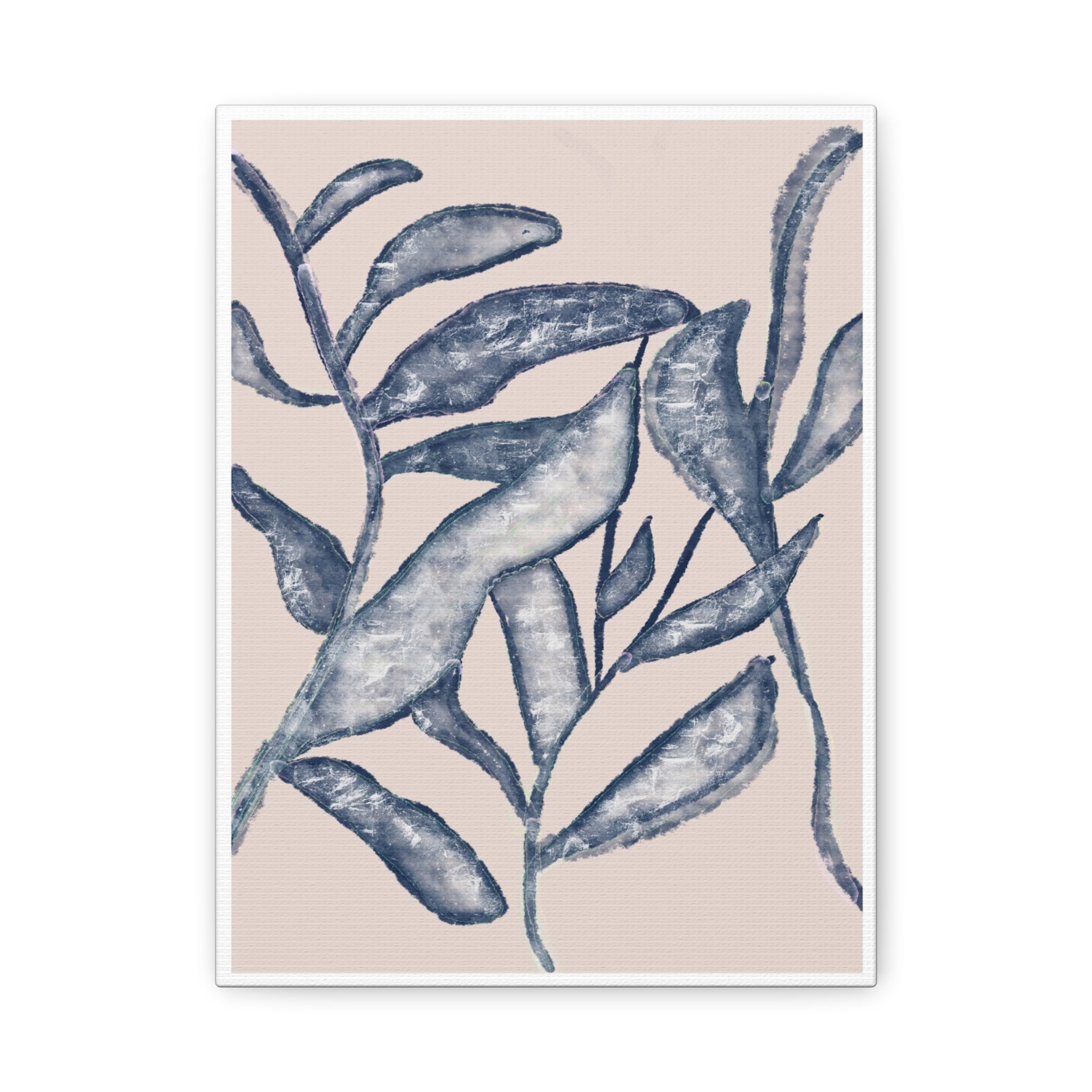 Moonlit Botanical Veil - Canvas