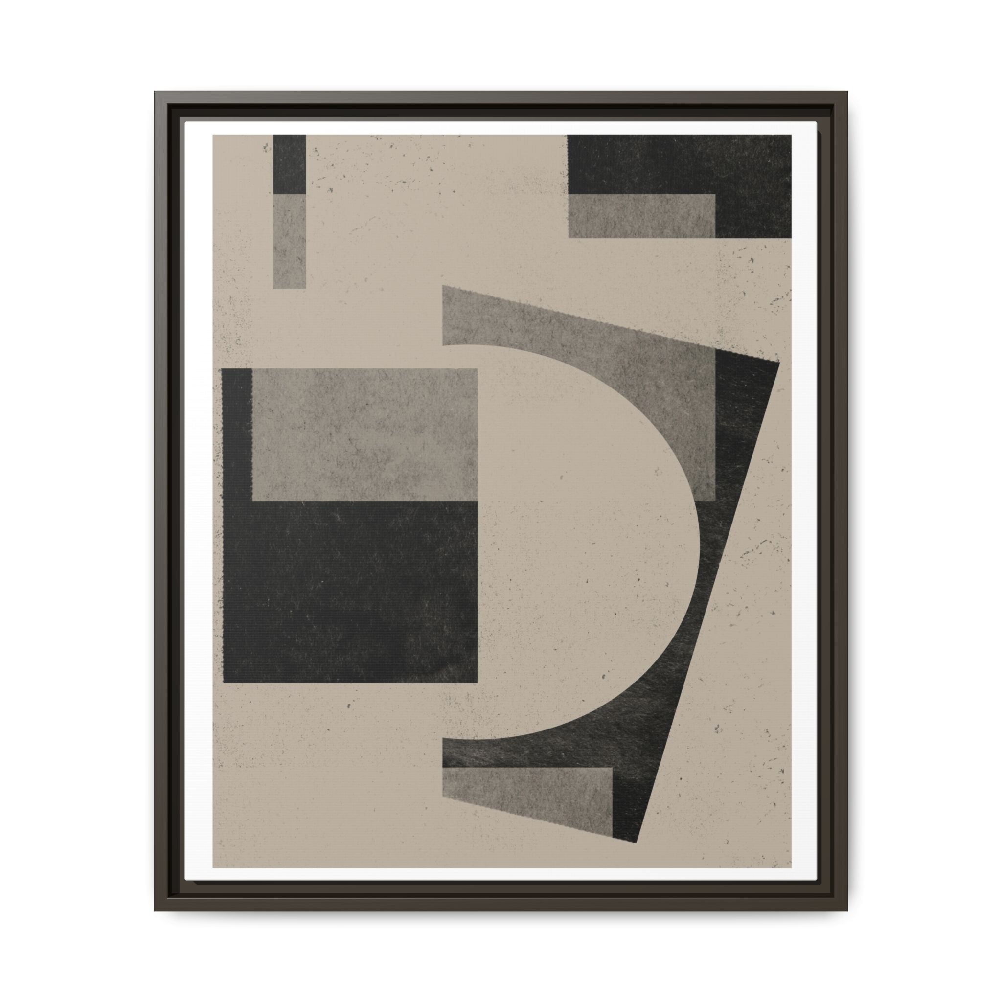 Obsidian Balance Study - Framed