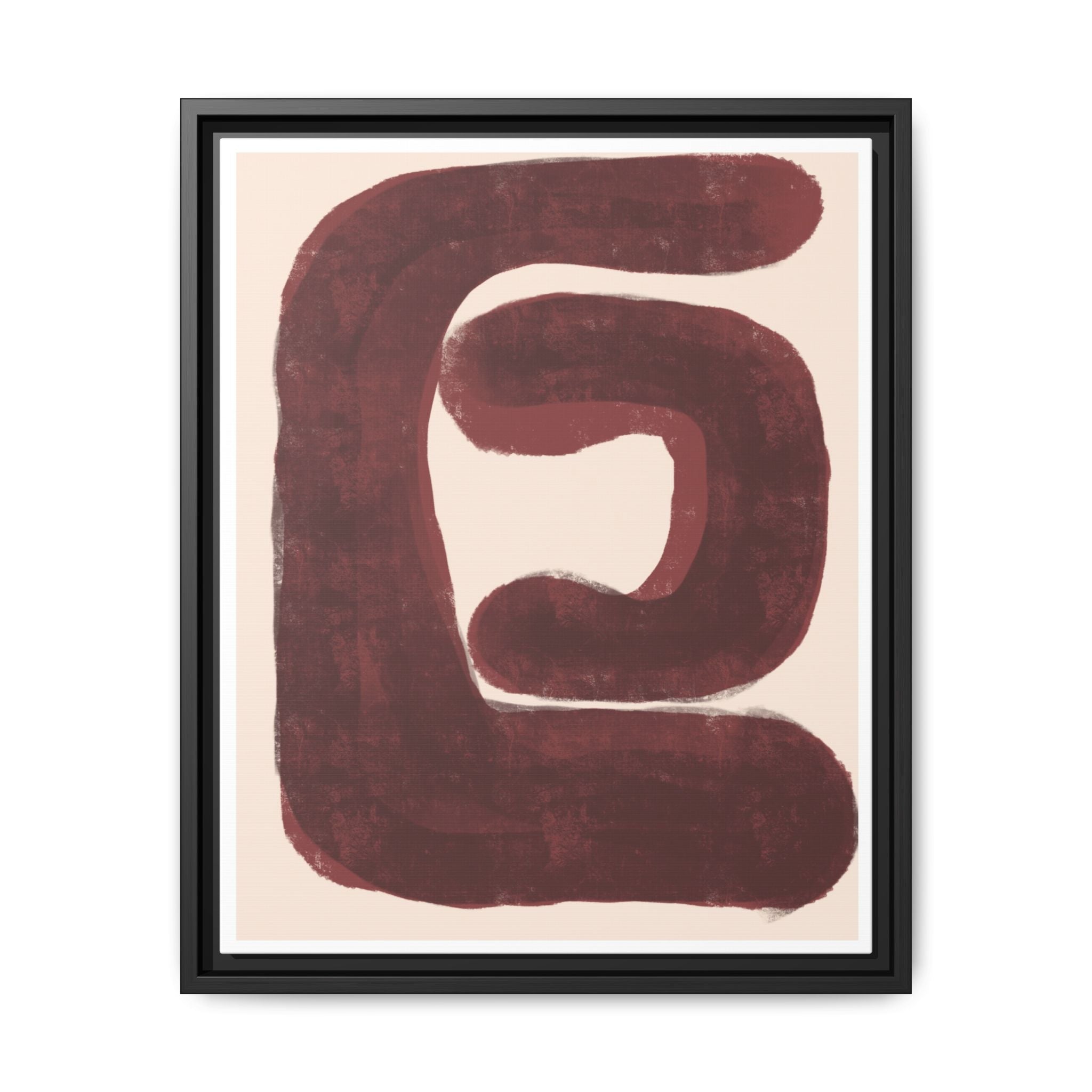 Burgundy Echo Form - Framed