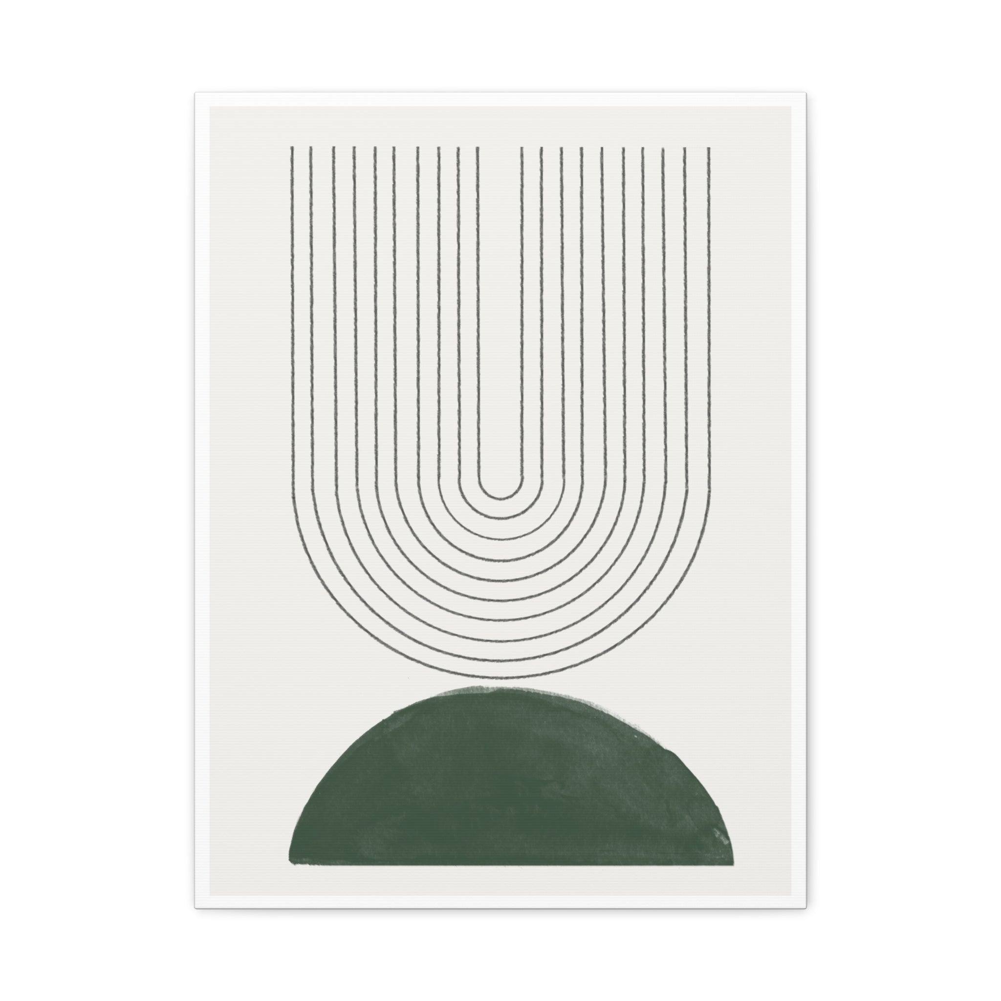 Emerald Echo Pathways - Canvas