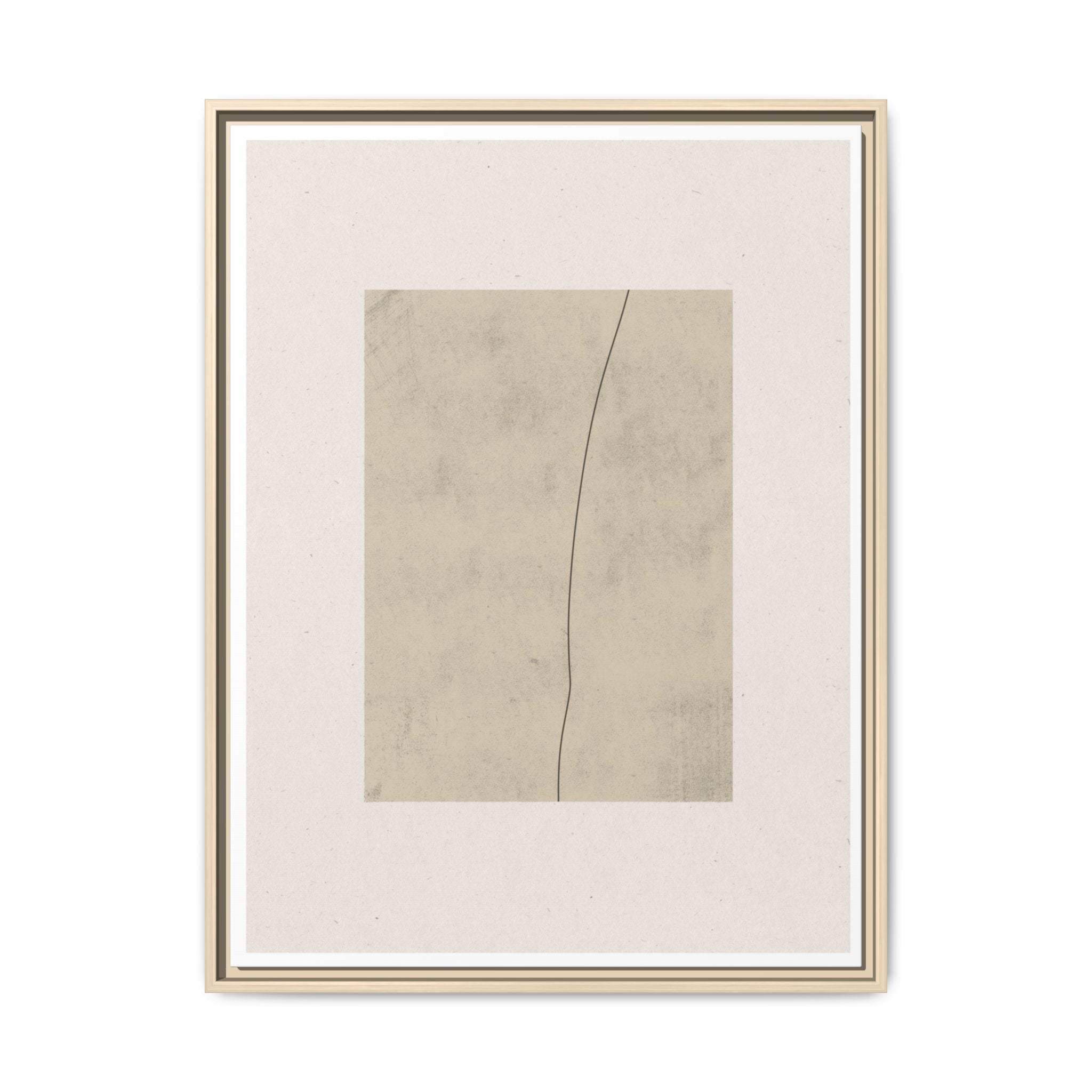 Quiet Contour Passage - Framed