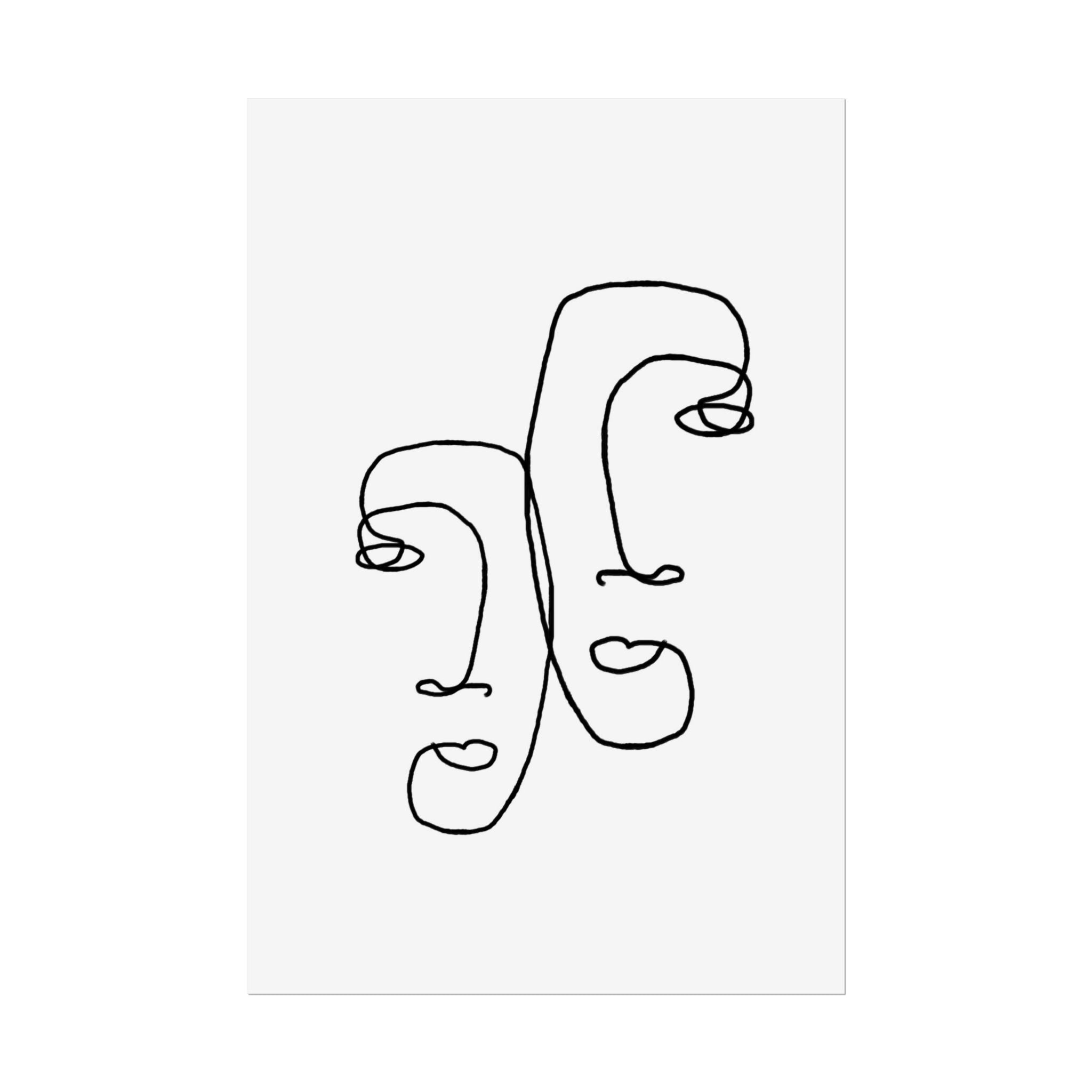 Silent Dual Reflections - Poster
