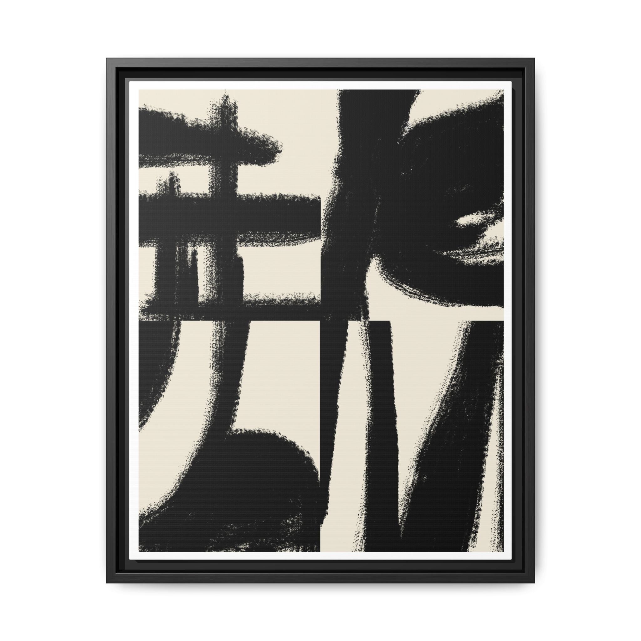 Midnight Gesture Fragments - Framed