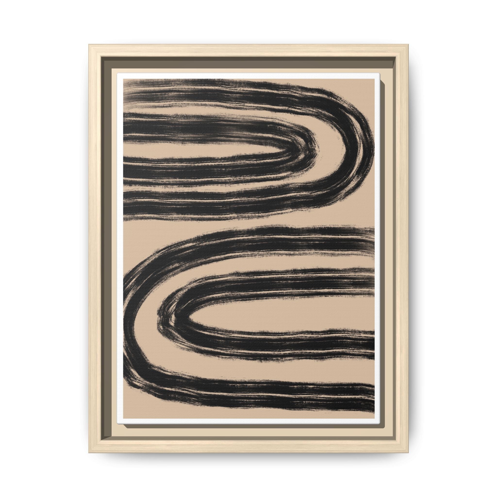Midnight Current Echoes - Framed