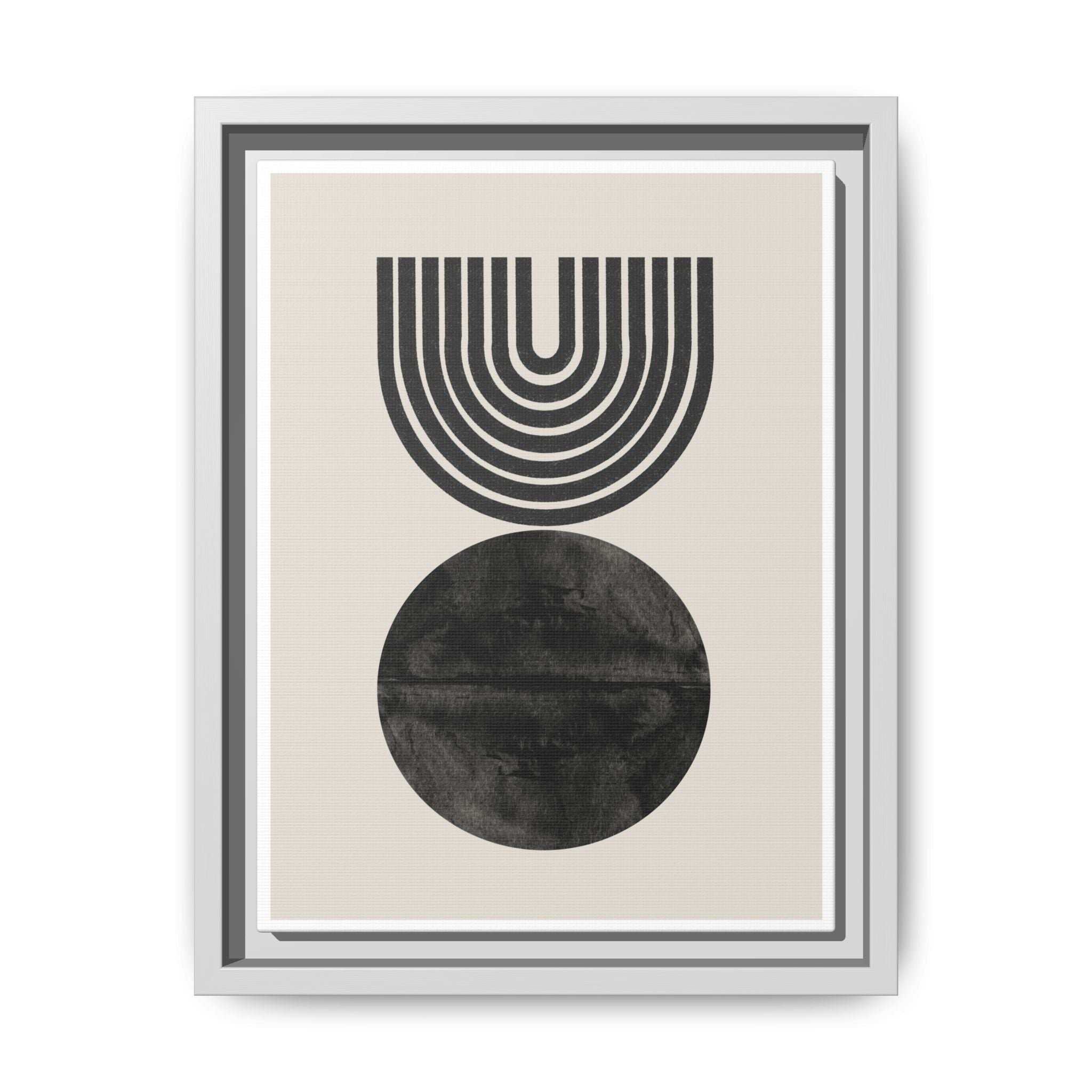 Obsidian Echo Arches - Framed