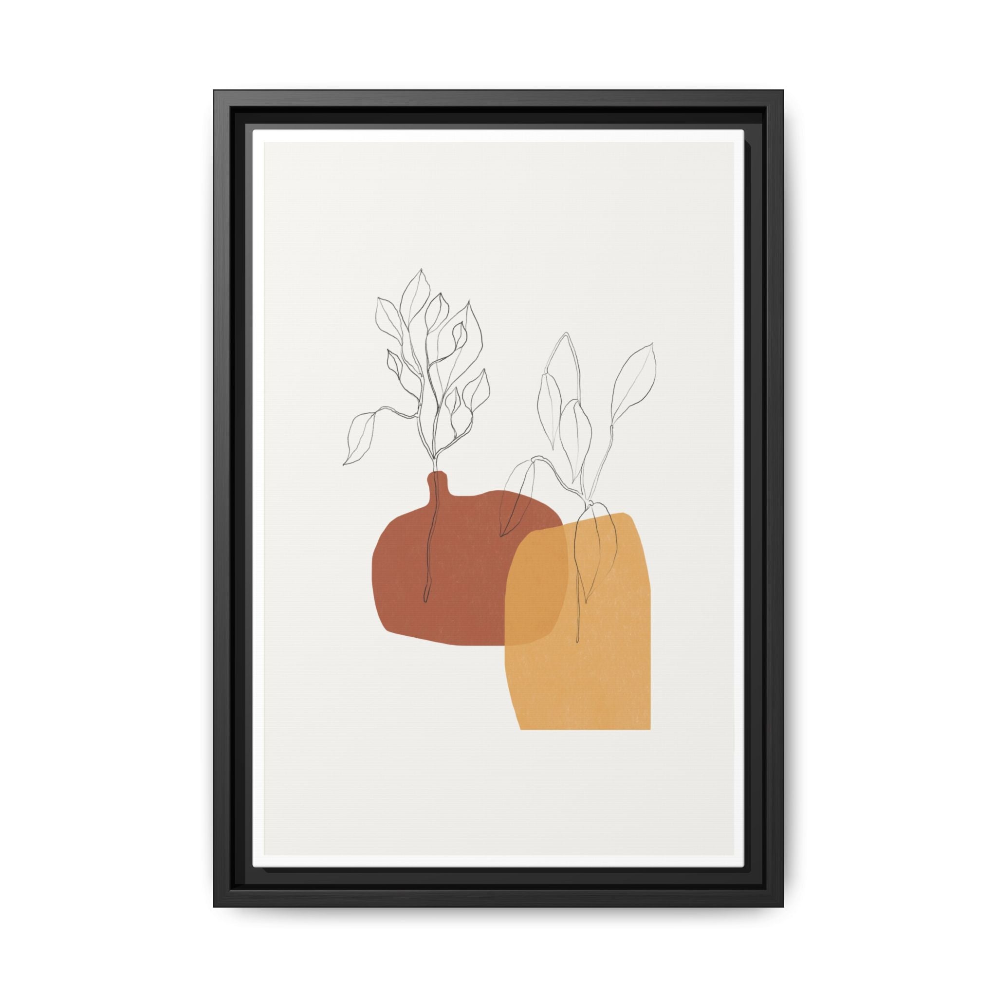 Terracotta Whisper Forms - Framed