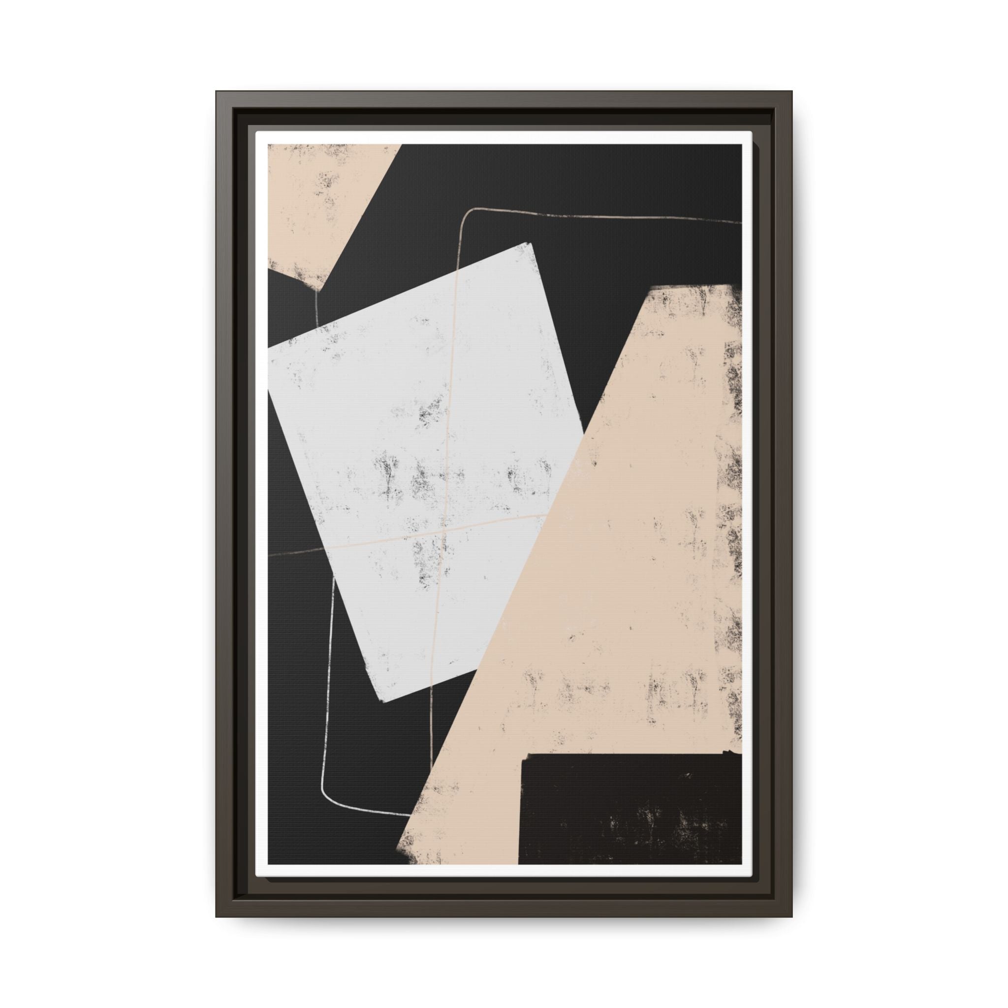 Silent Geometry Passage - Framed