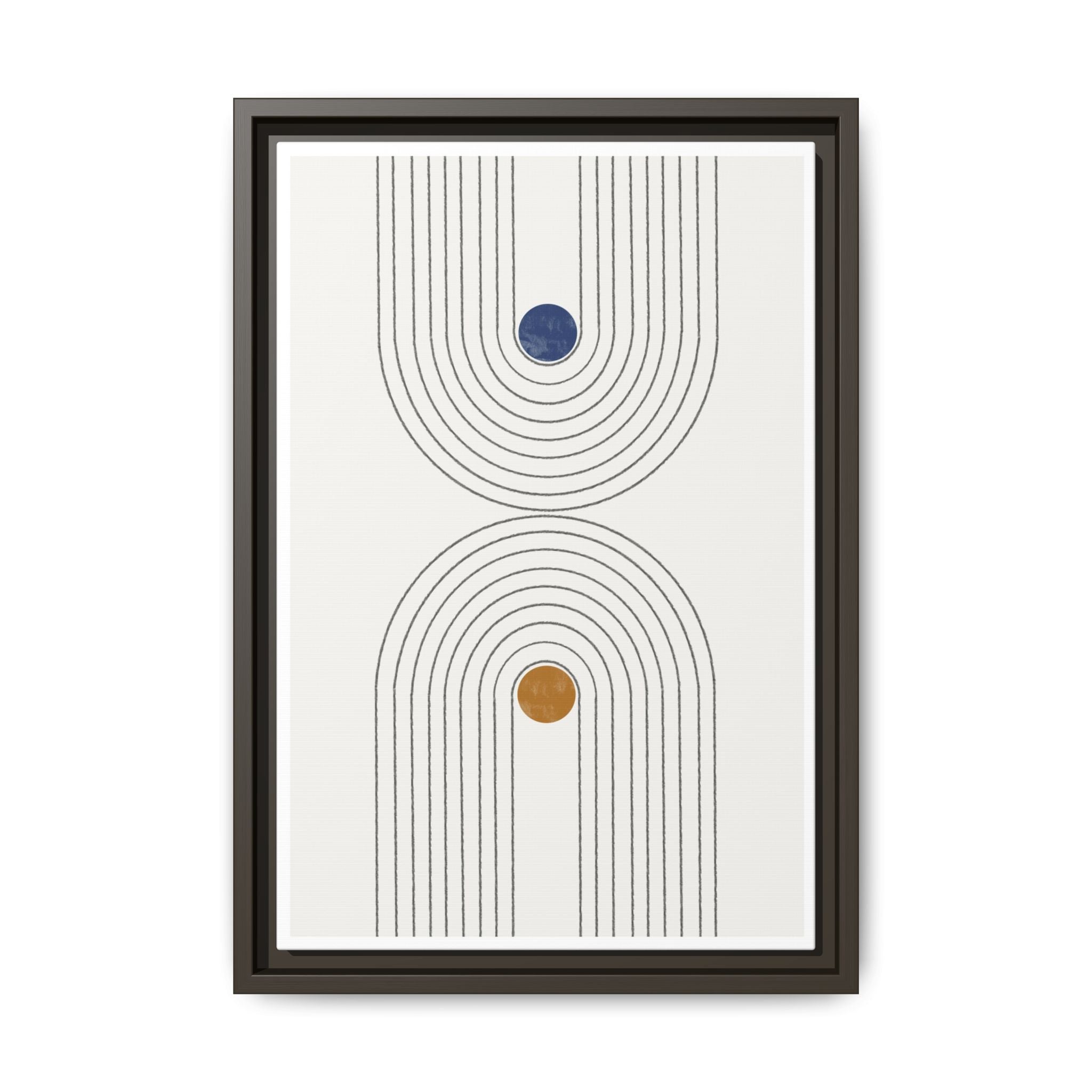 Dual Orbit Rhythm - Framed