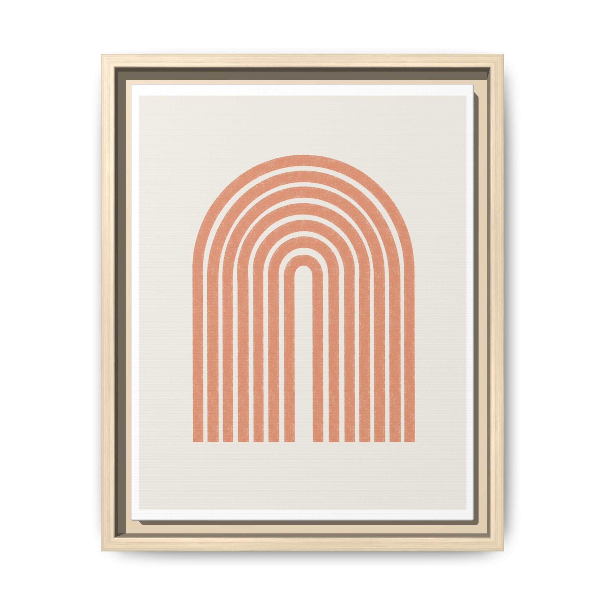 Terracotta Arc Whisper - Framed