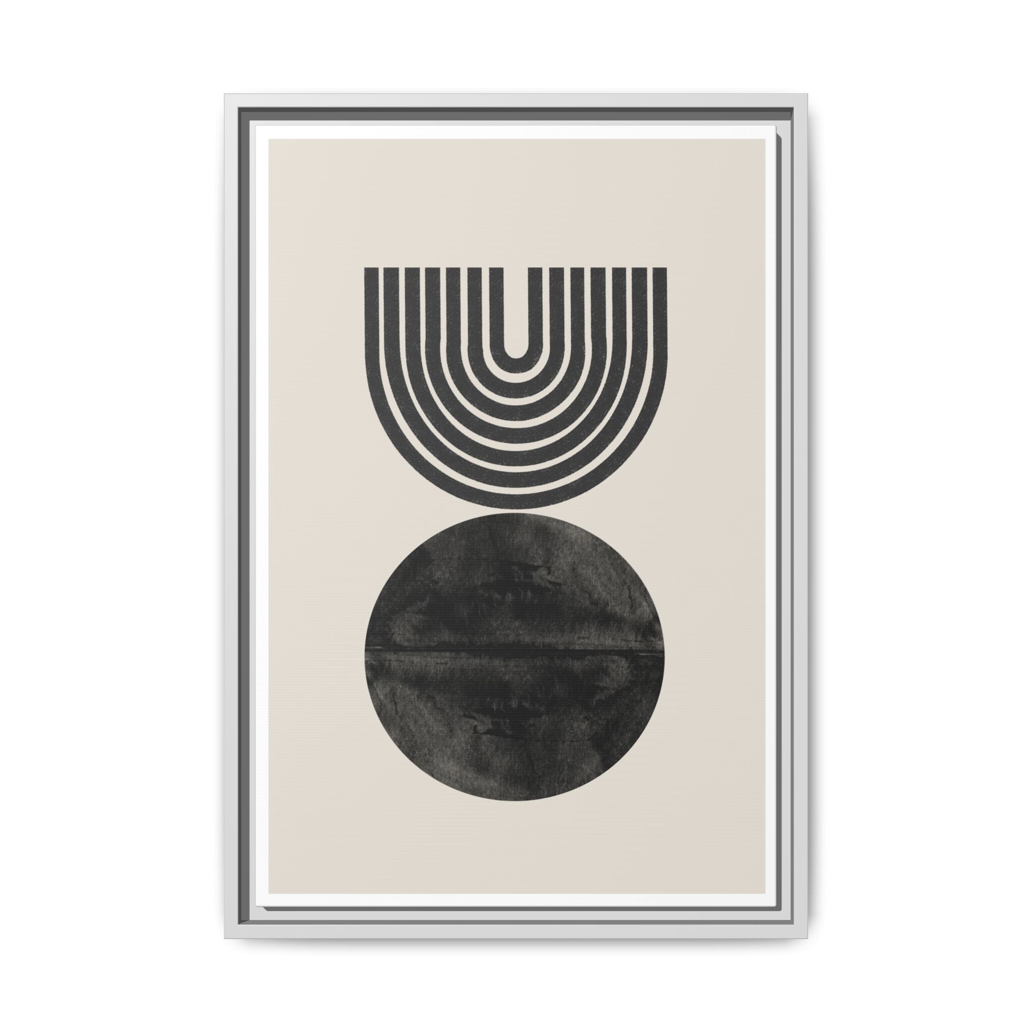 Obsidian Echo Arches - Framed